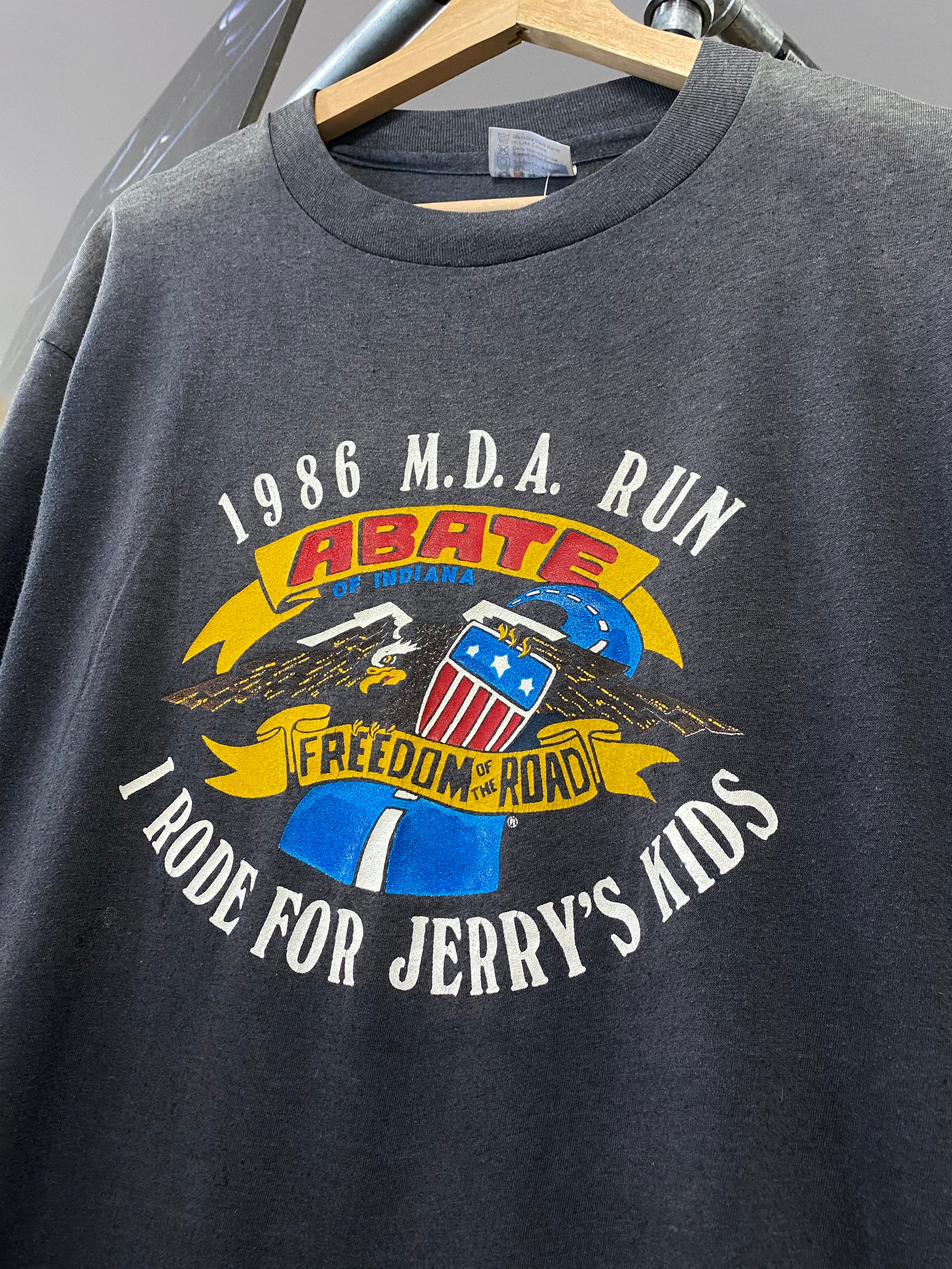 [XL] 1986 MDA Run I Rode For Jerry's Kids DS