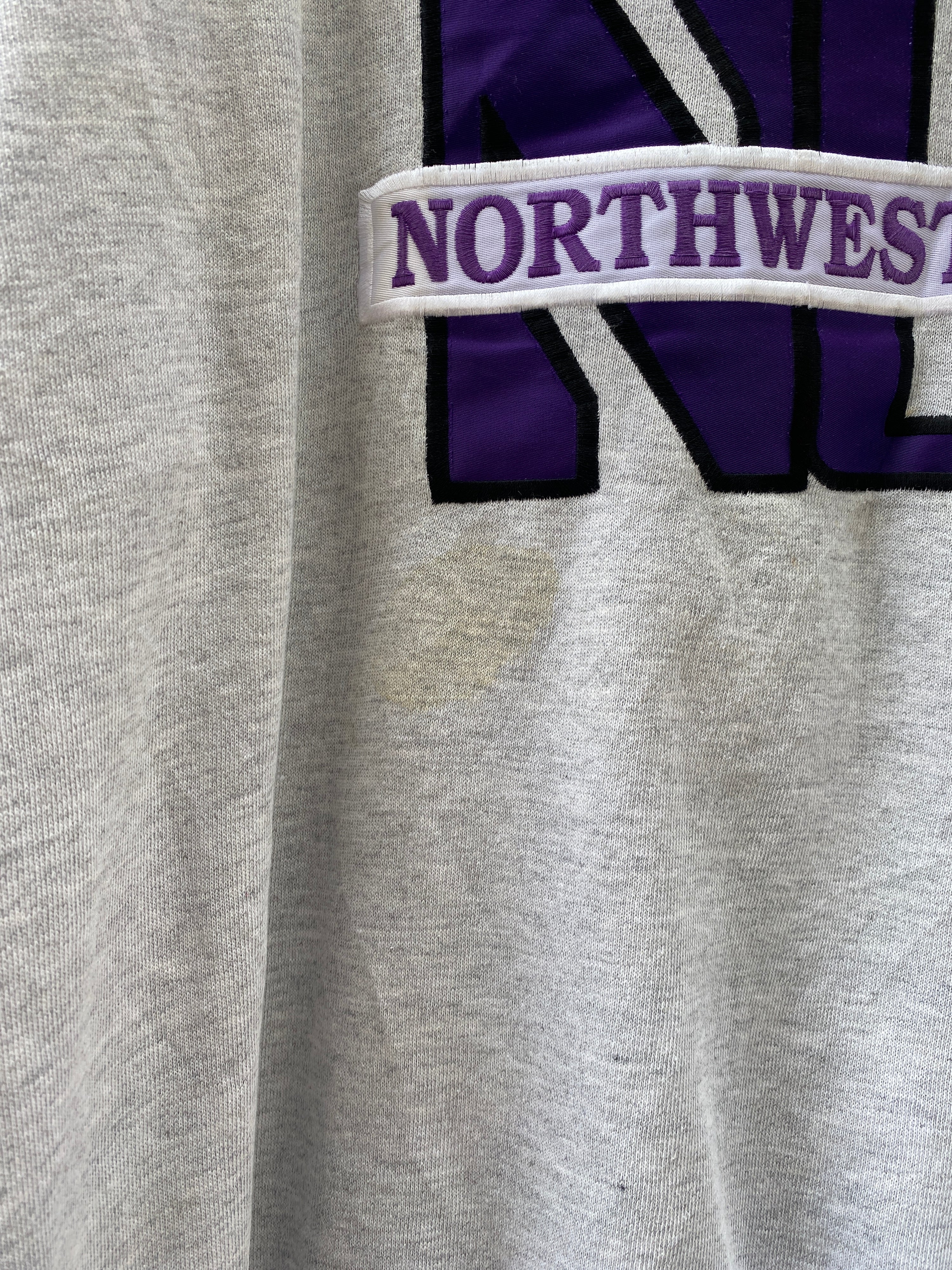 L - Northwestern University Grey/Purple CS Jumper