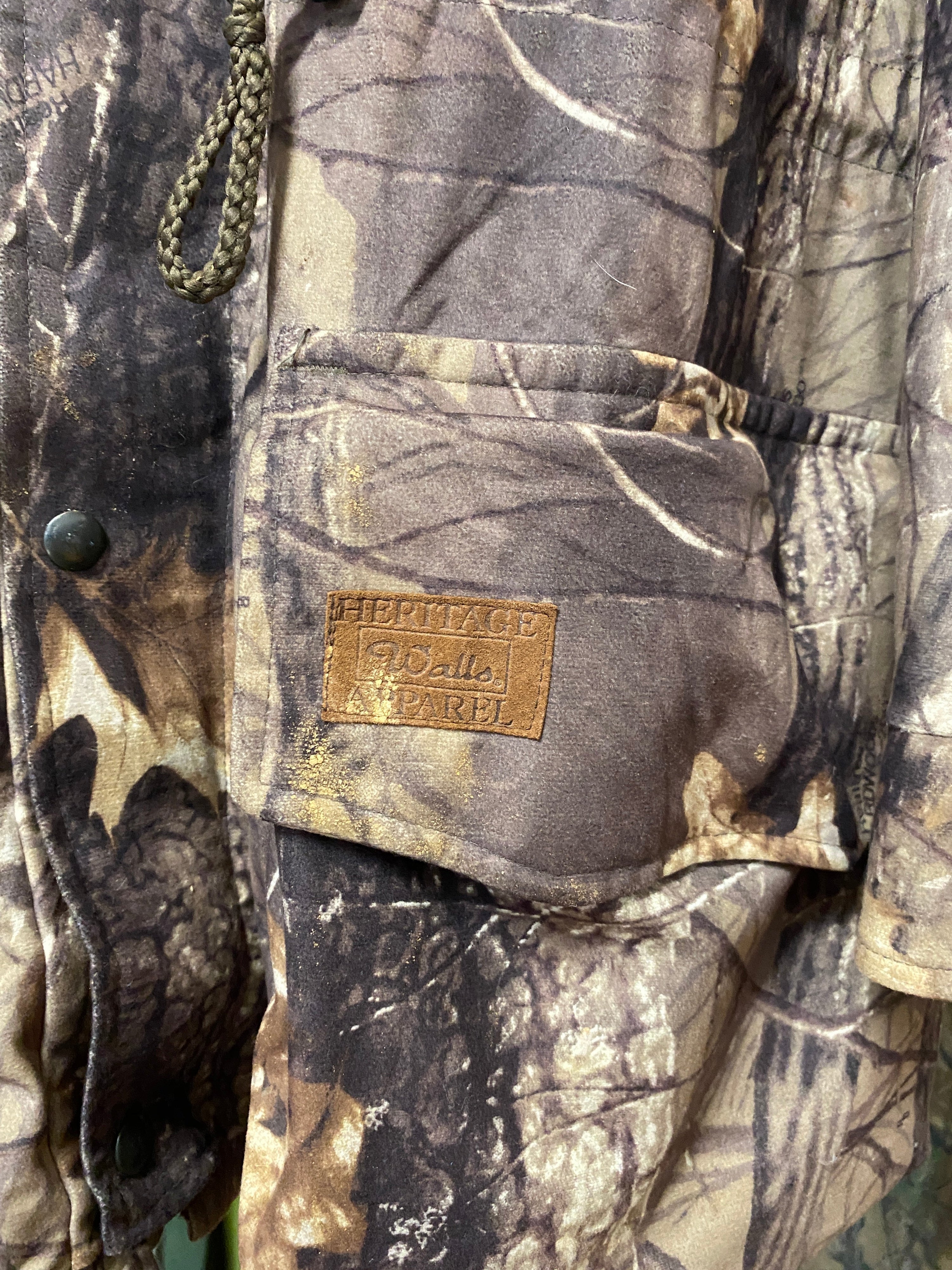 4XL - Walls Waterproof Camo Chore Jacket