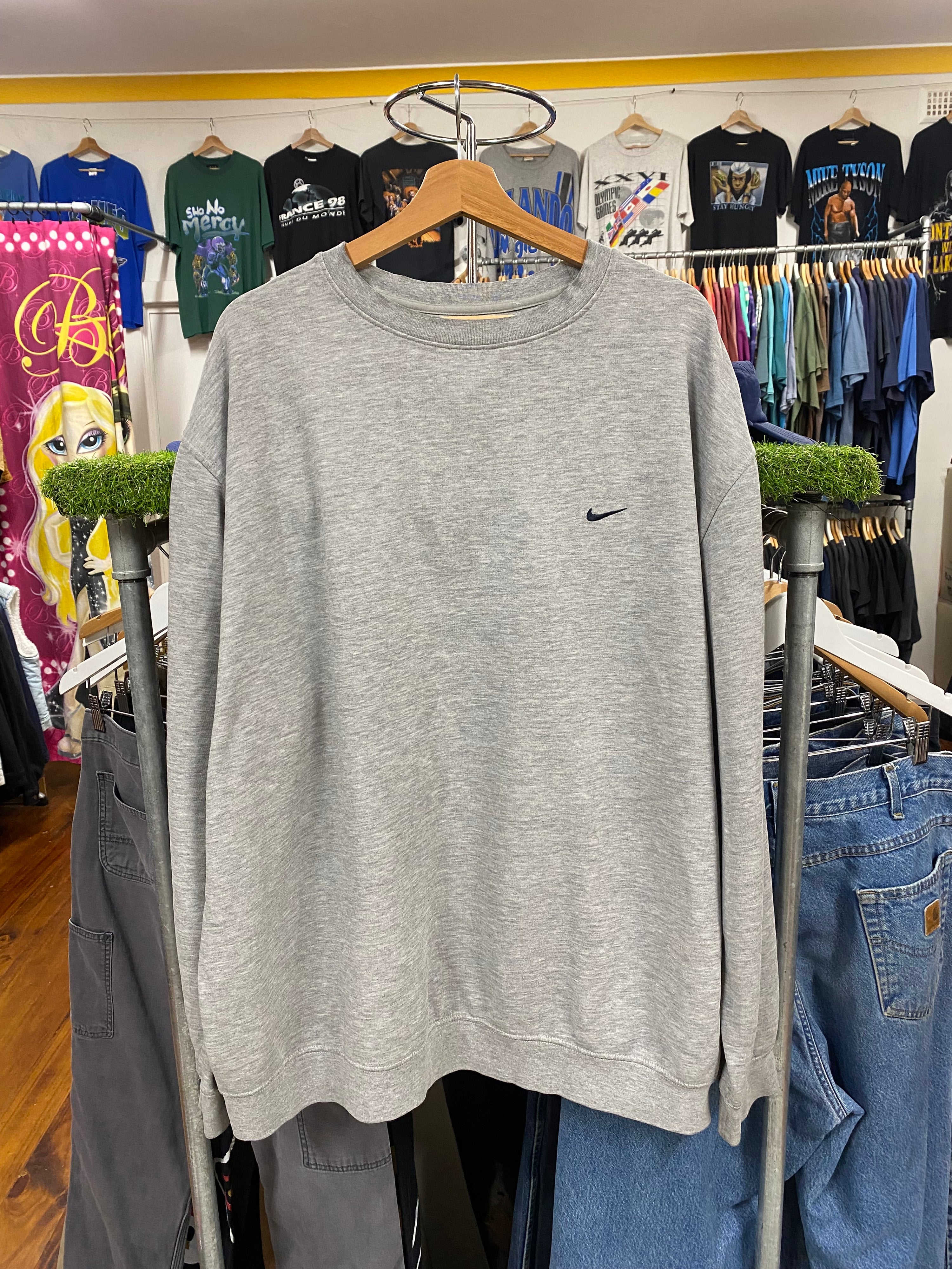 [2XL] Nike Pocket Logo Grey Jumper 56323