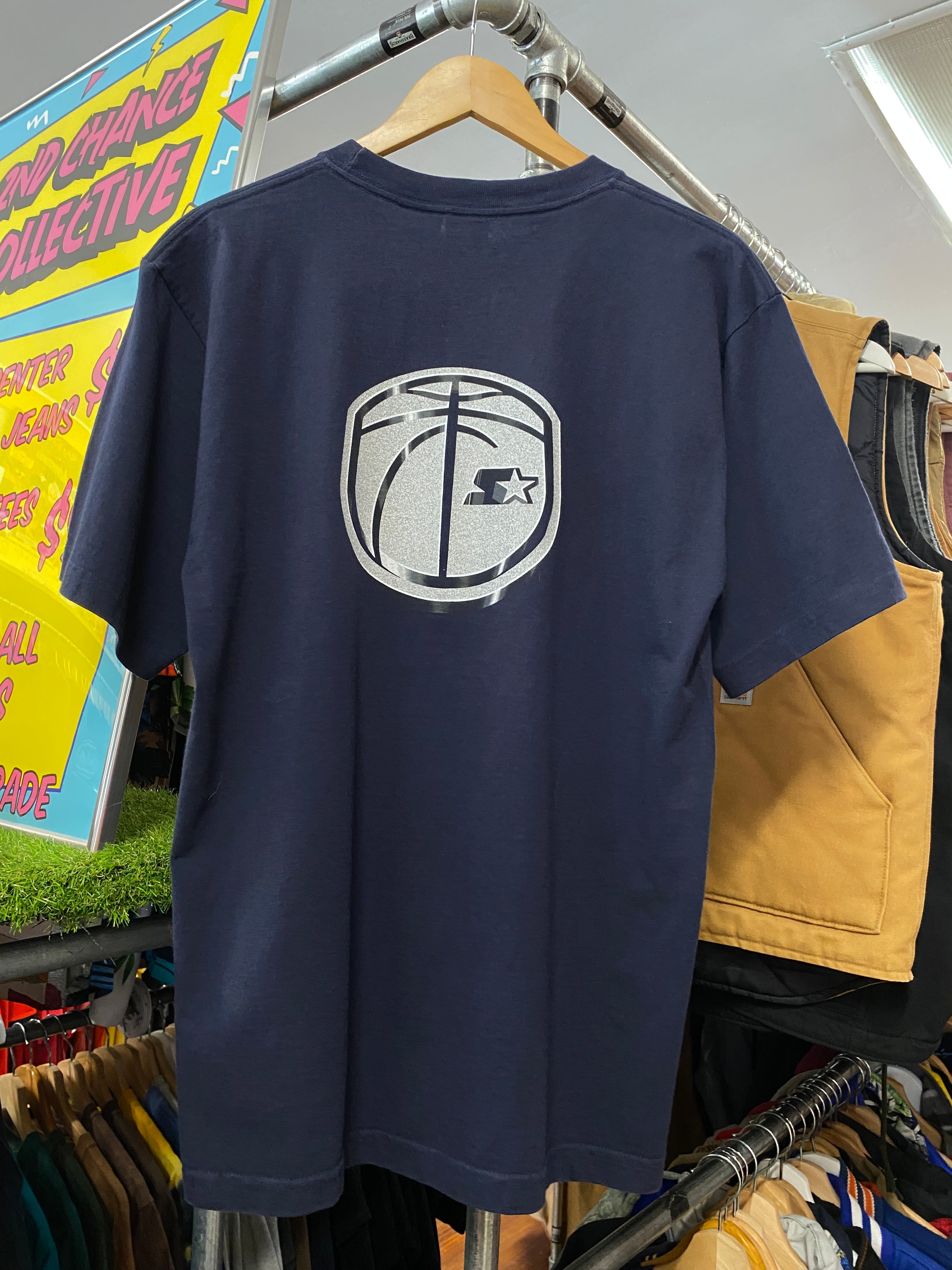 M - Starter Basketball DS Blue Tee