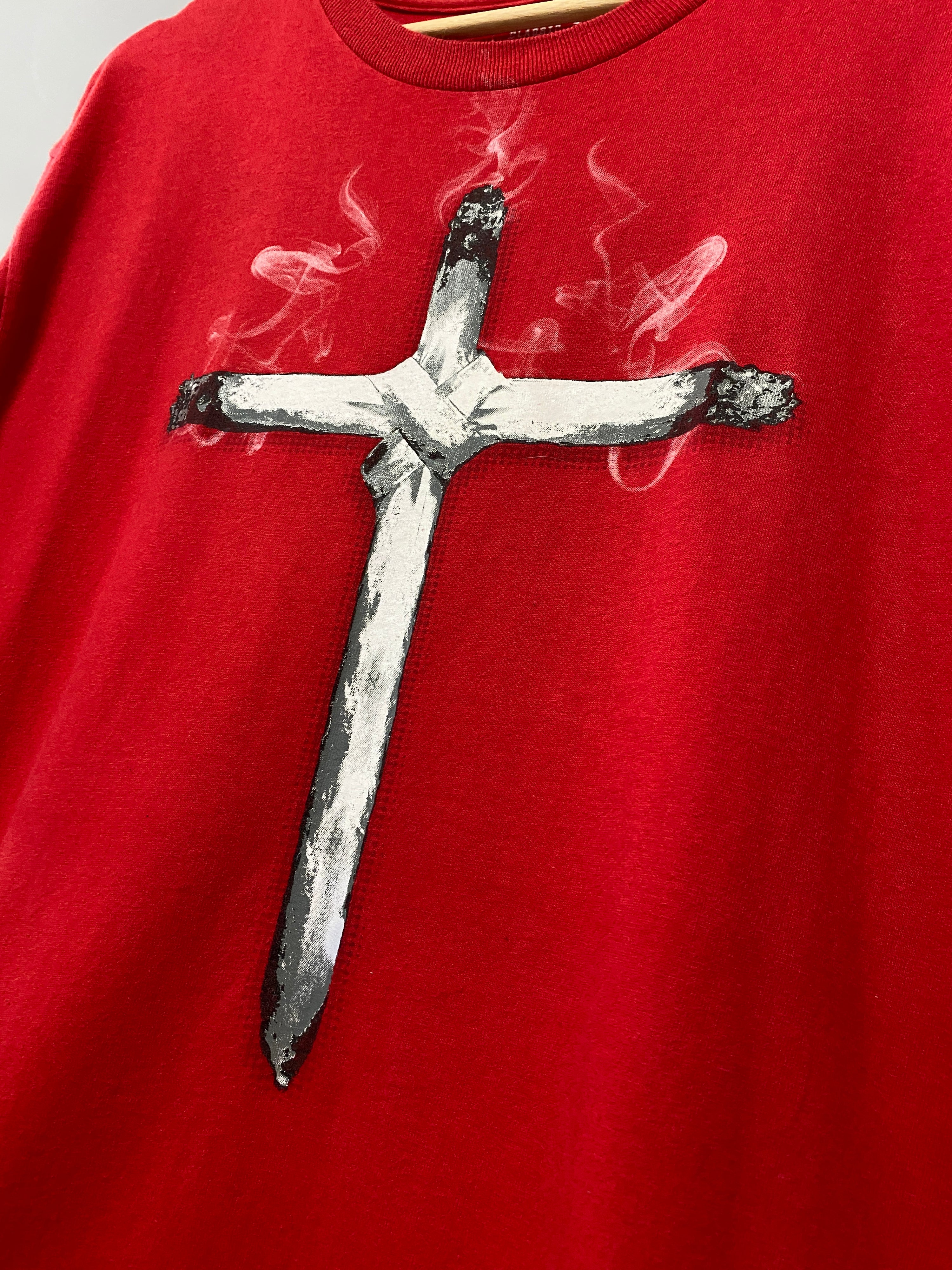 XL - Ecko Unltd Triple Joint Cross Red tee