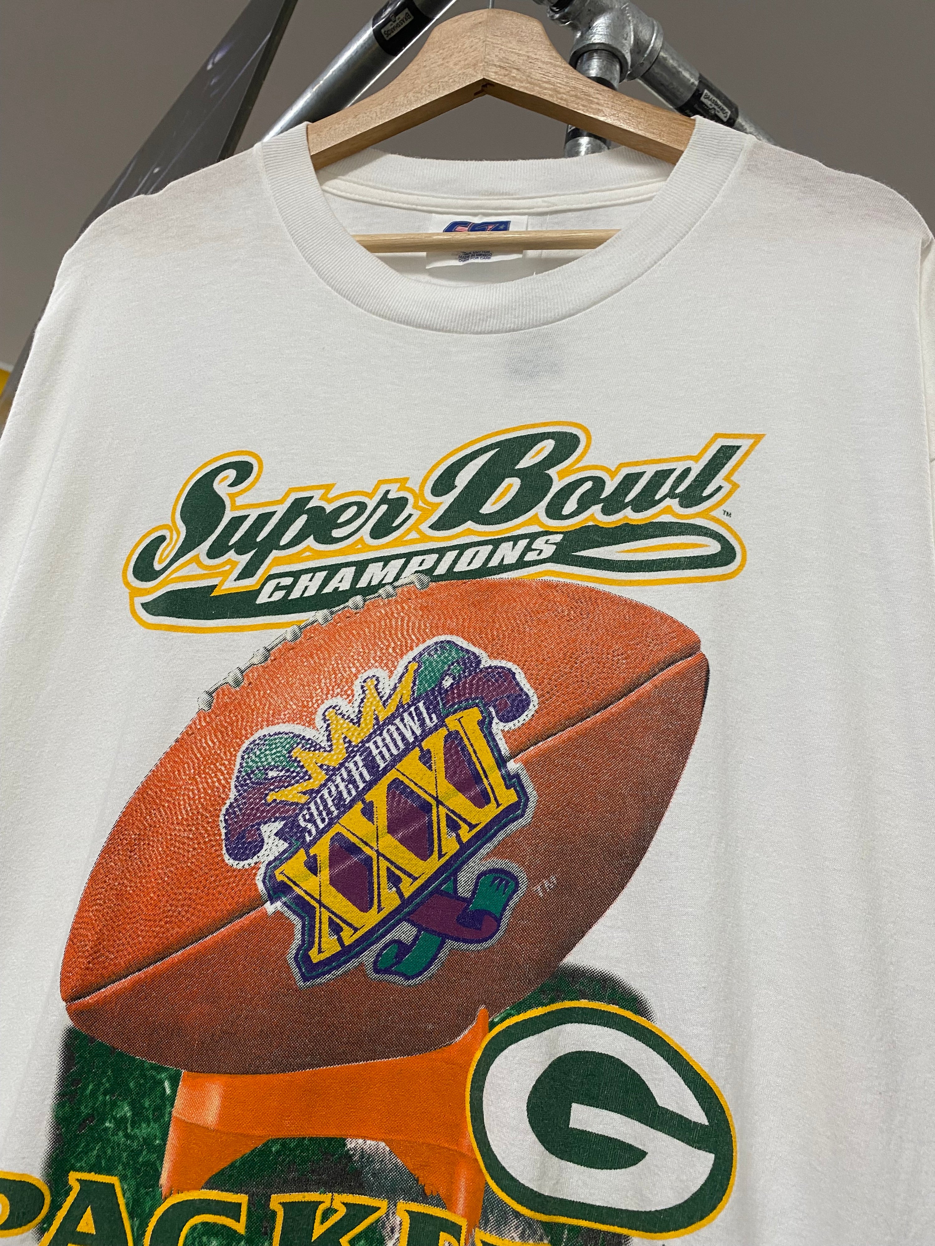 XL - 1997 Green Bay Packers Superbowl Champions WhiteTee