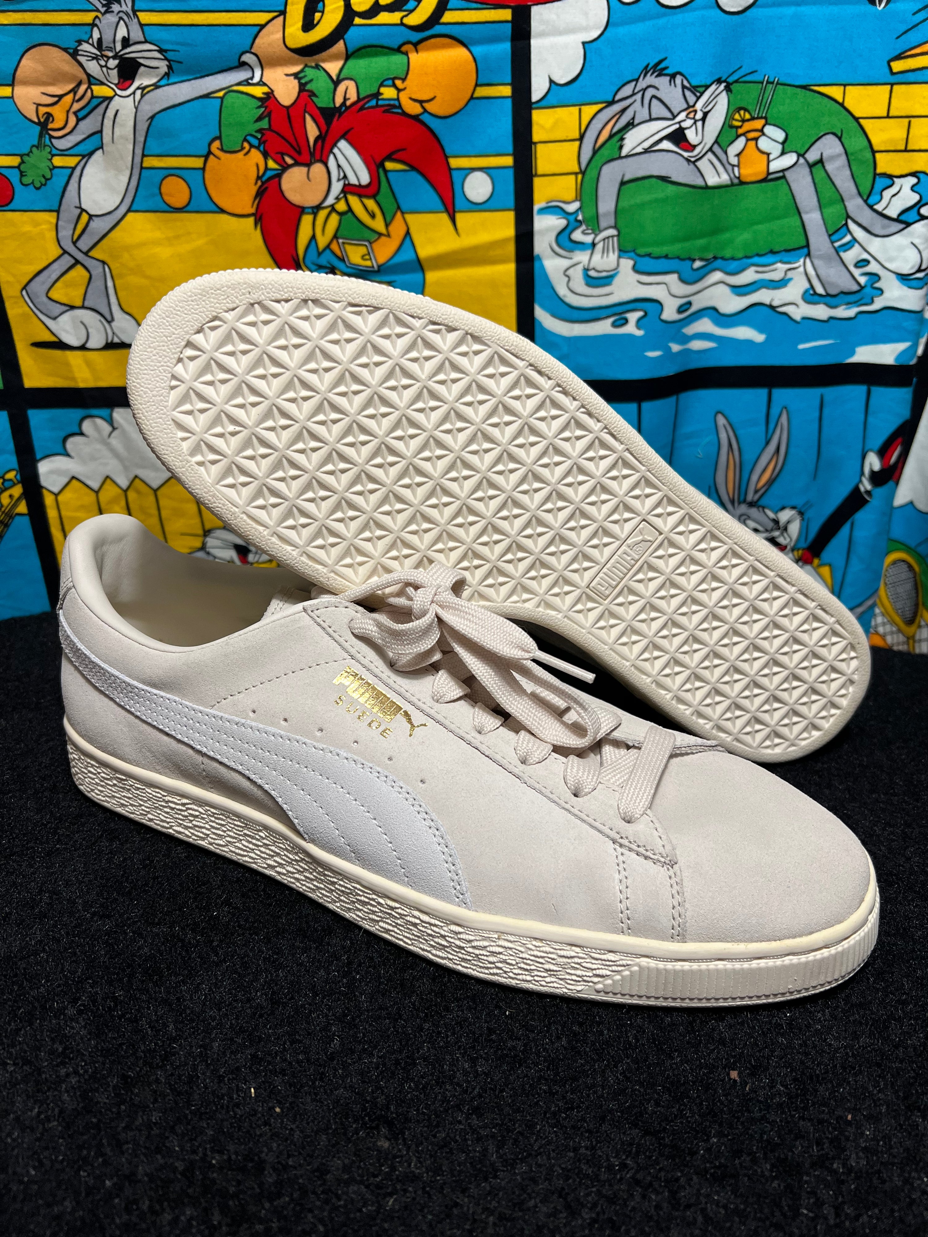 US13 - Puma Suede Beige/White NEW
