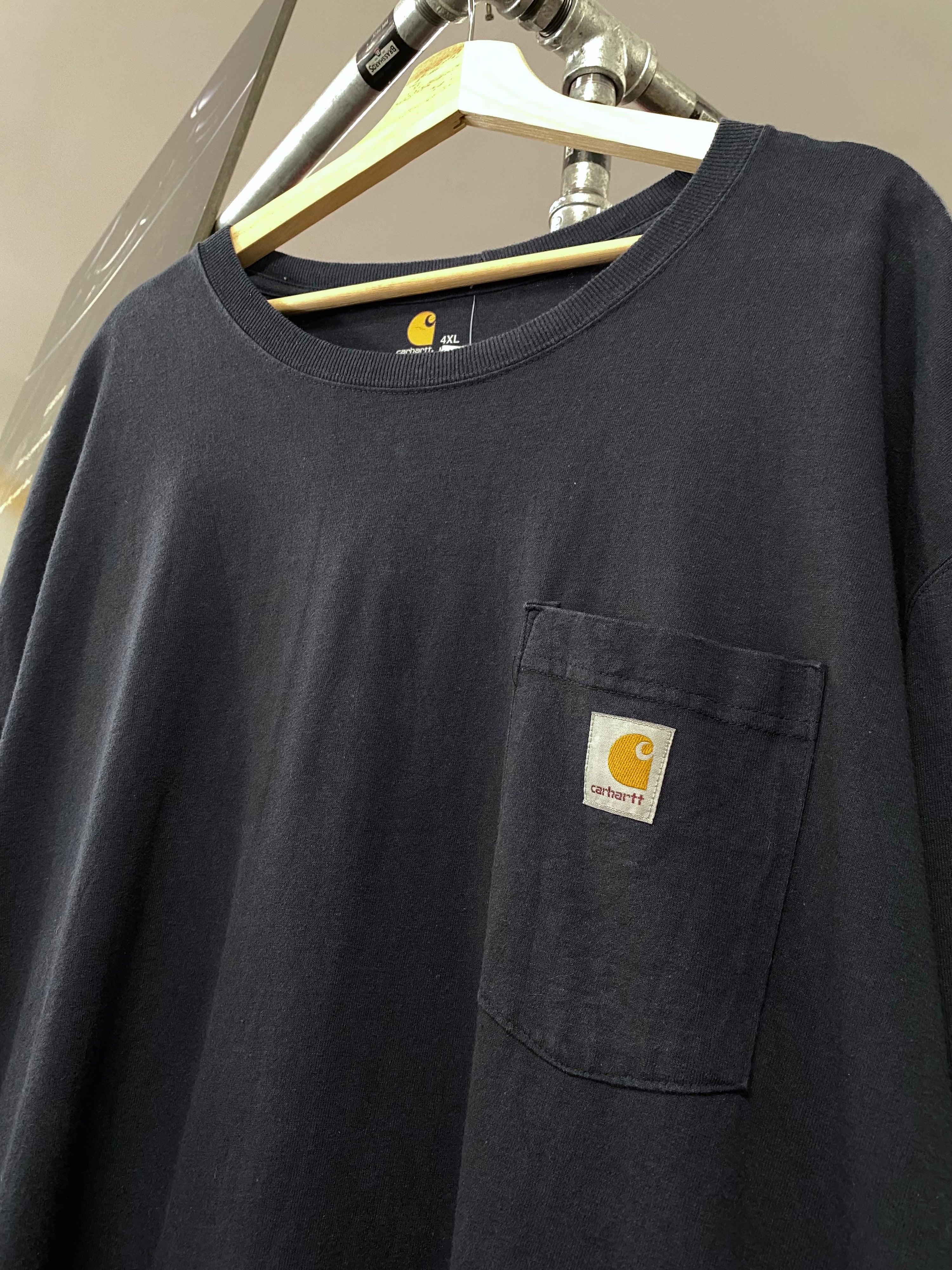 4XL - Navy Blue Carhartt Pocket Tee