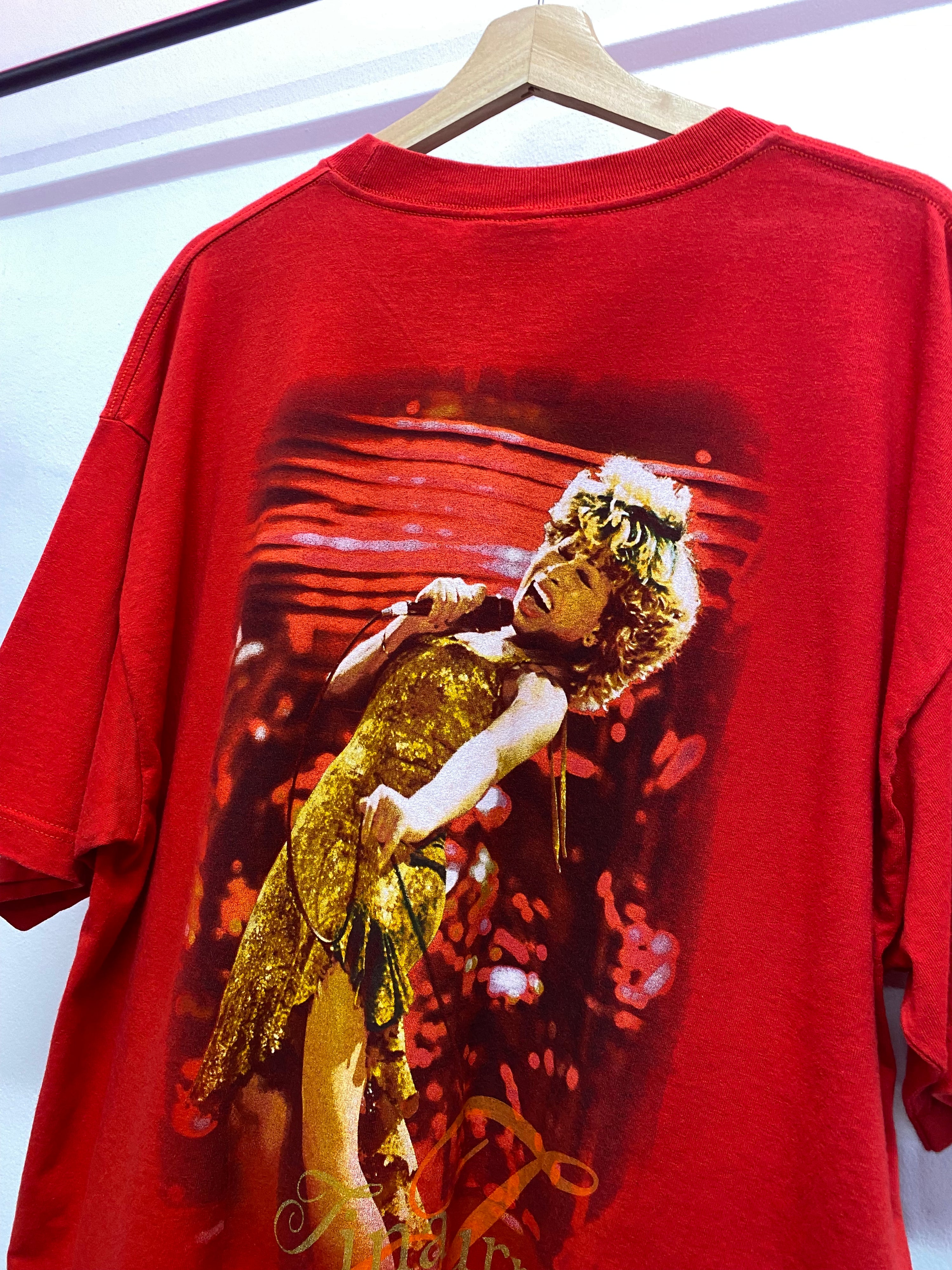 [XL] 2000 Tina Turner Singing Red Tee
