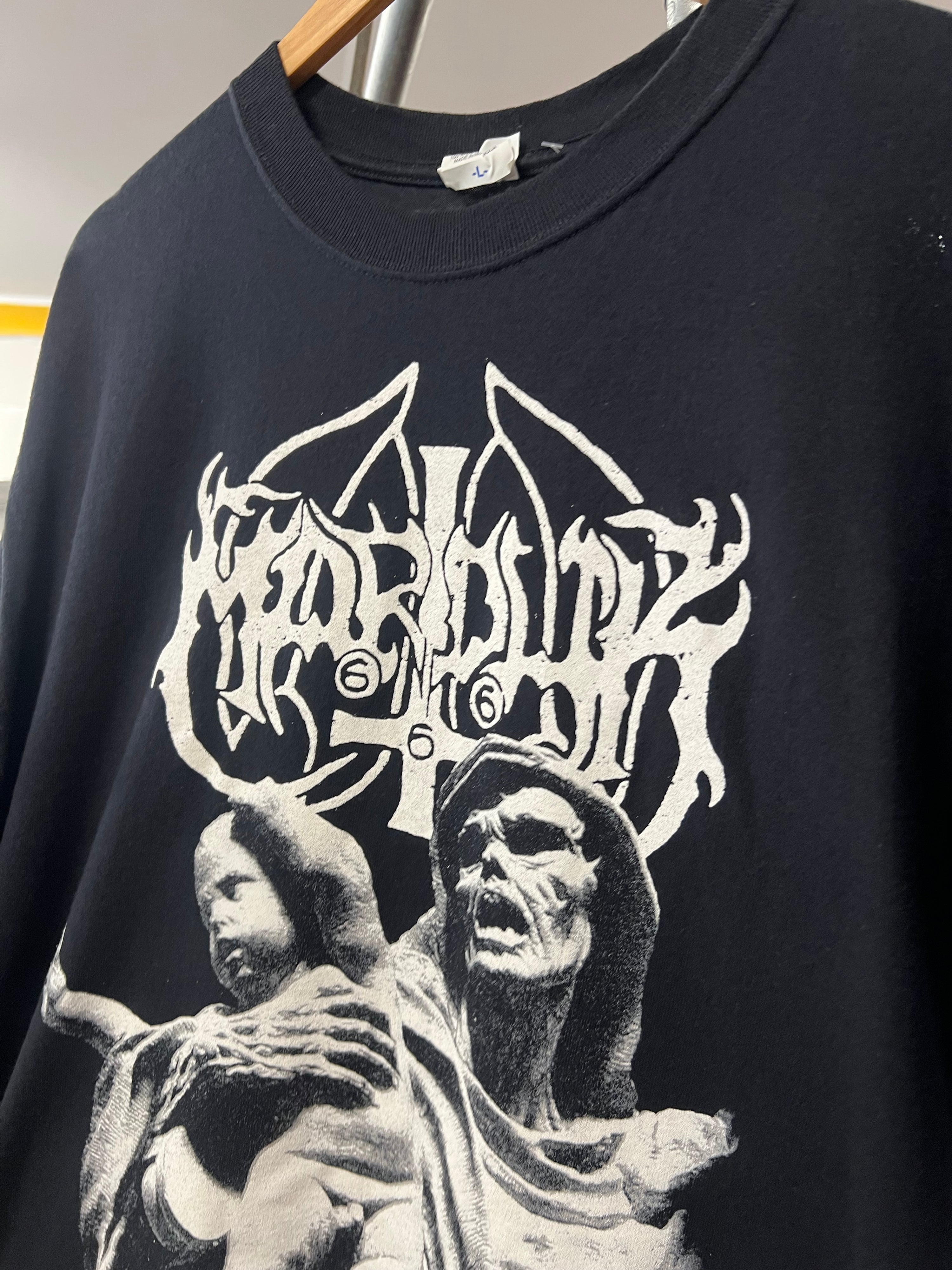 L - 2005 Plague Angel 666 DS Metal Tee