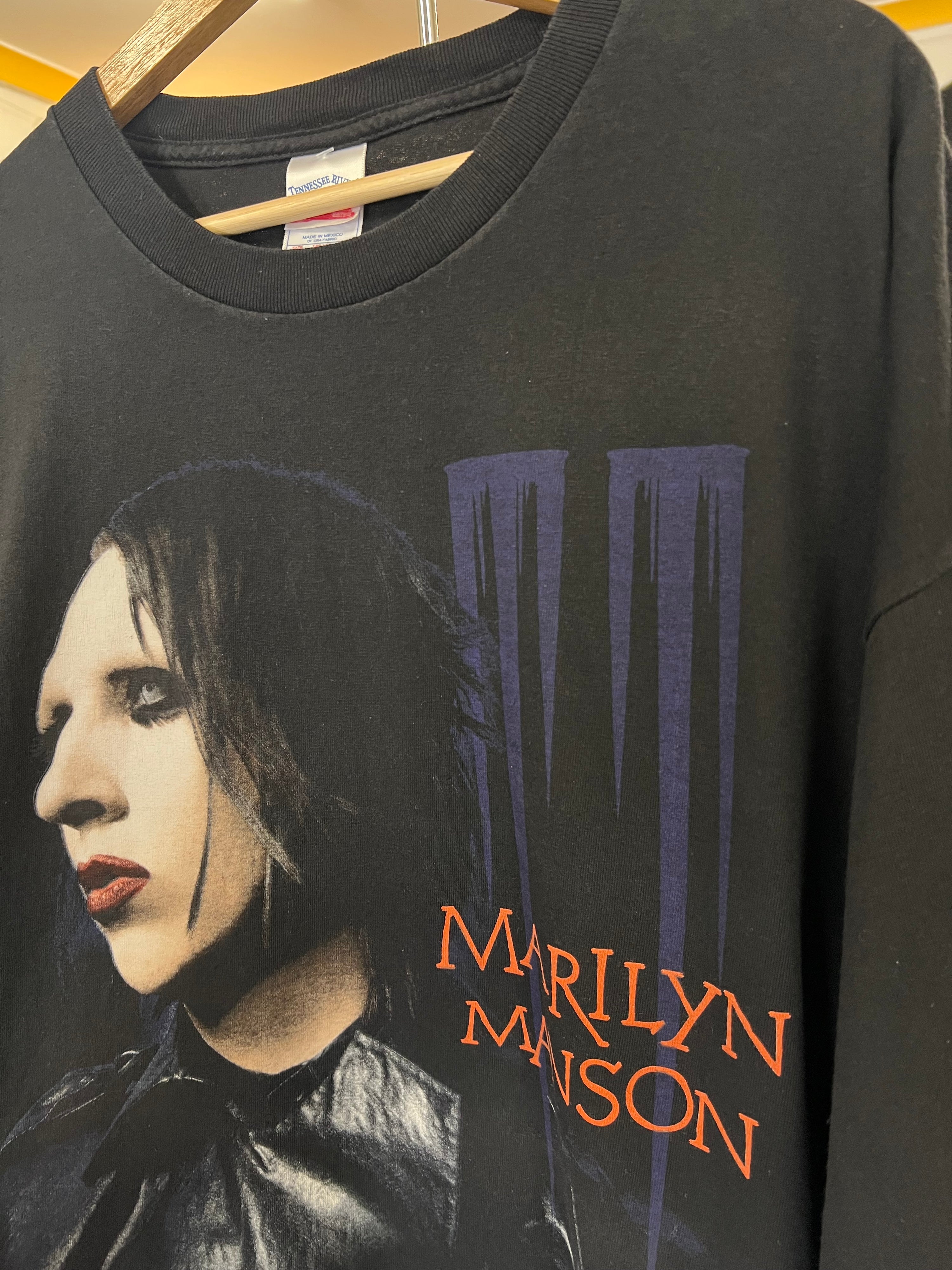 [3XL] Marilyn Manson Tennessee River Tshirt