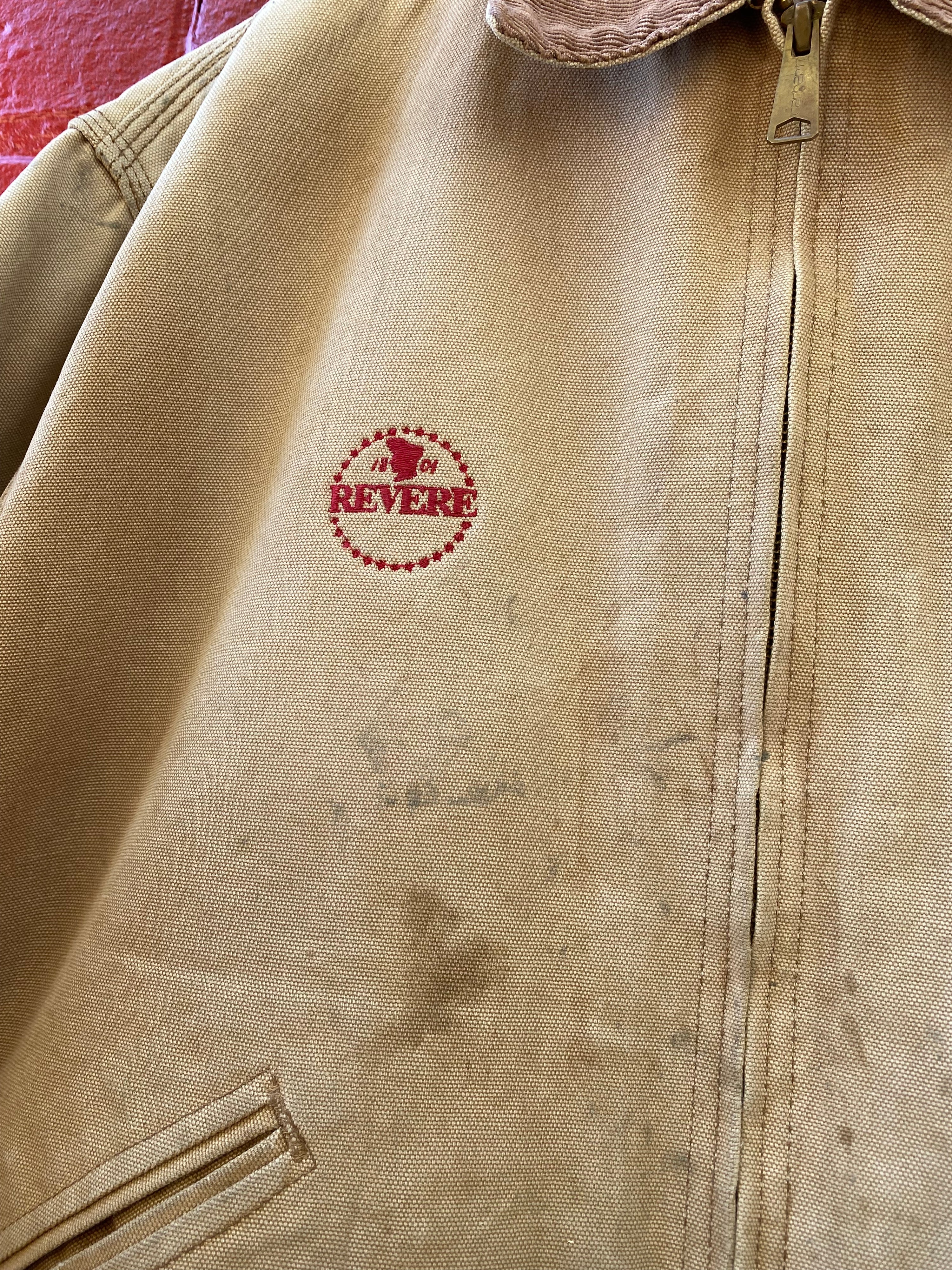 [L] Vintage Carhartt J01 BRN Revere Detroit Jacket