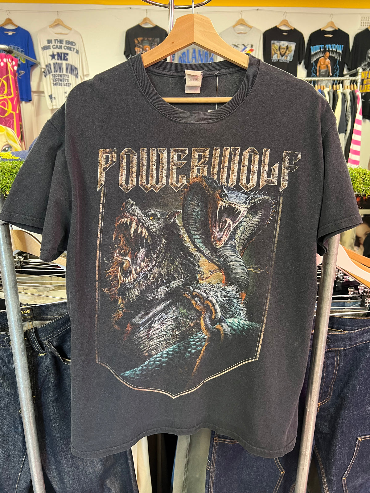 [XL] Powerwolf Kiss of the Cobra King Double Sided Tshirt