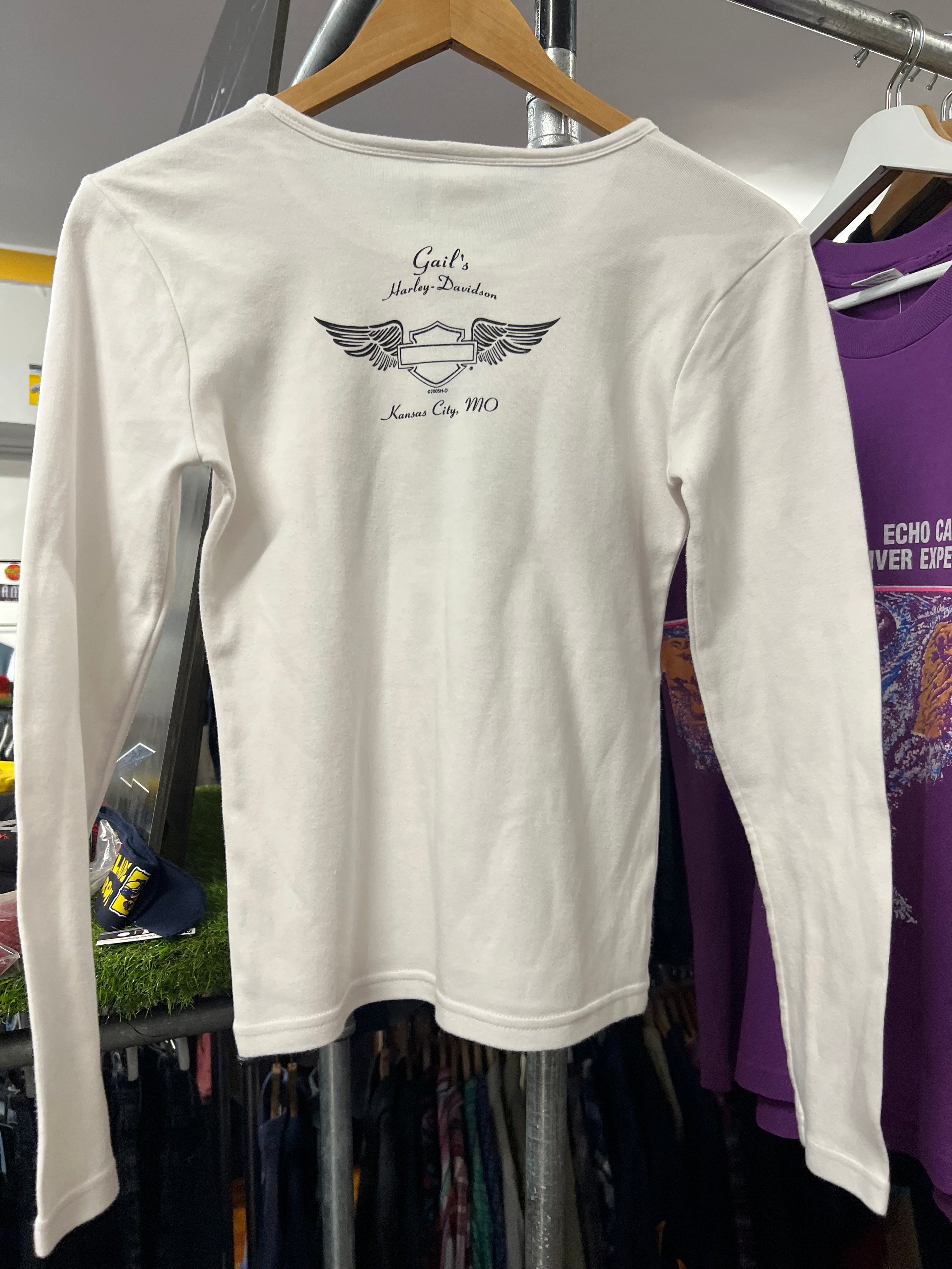 [S] Gail's Harley Davidson Kansas City White LS