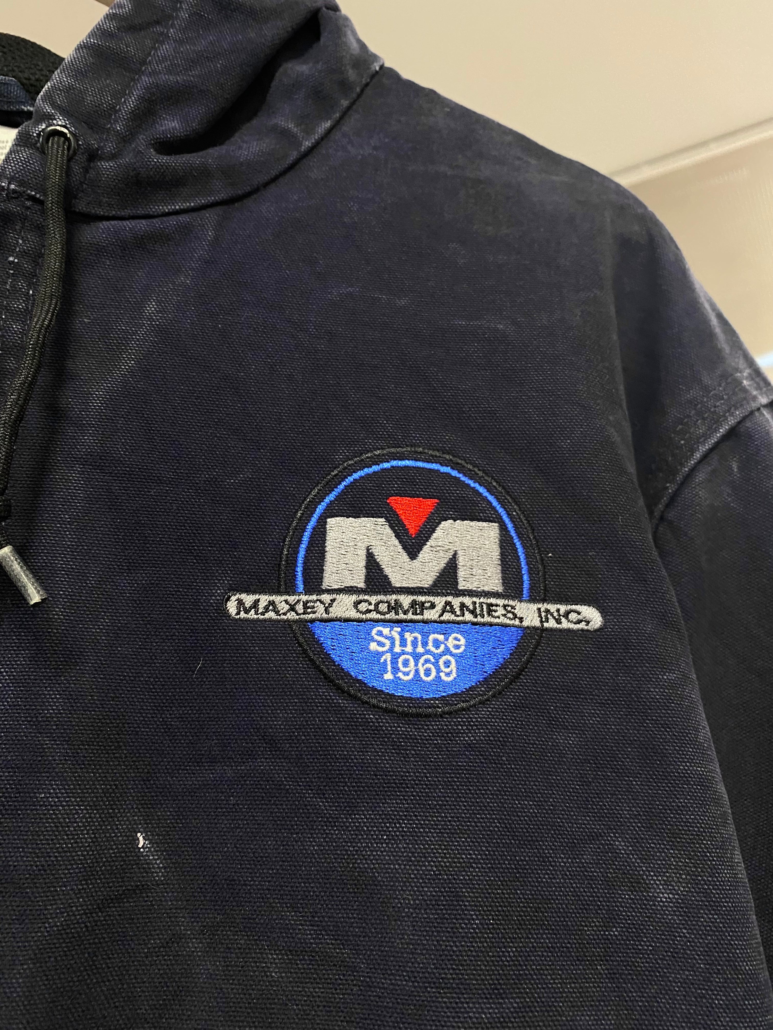 [L] Carhartt Maxey Companice J25 MDT Blue Active Jacket