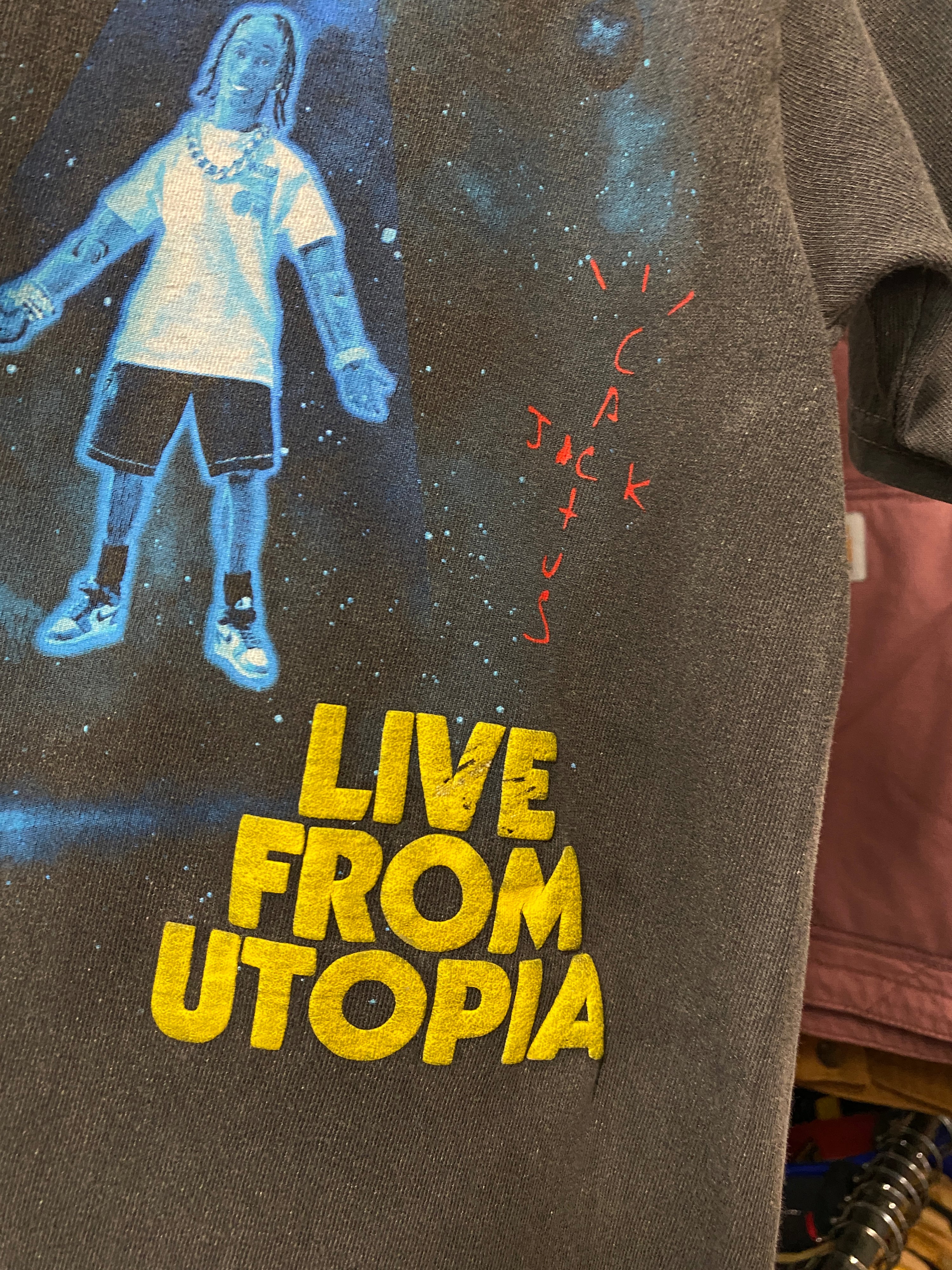 L - Cactus Jack Live From Utopia McDonalds Tee