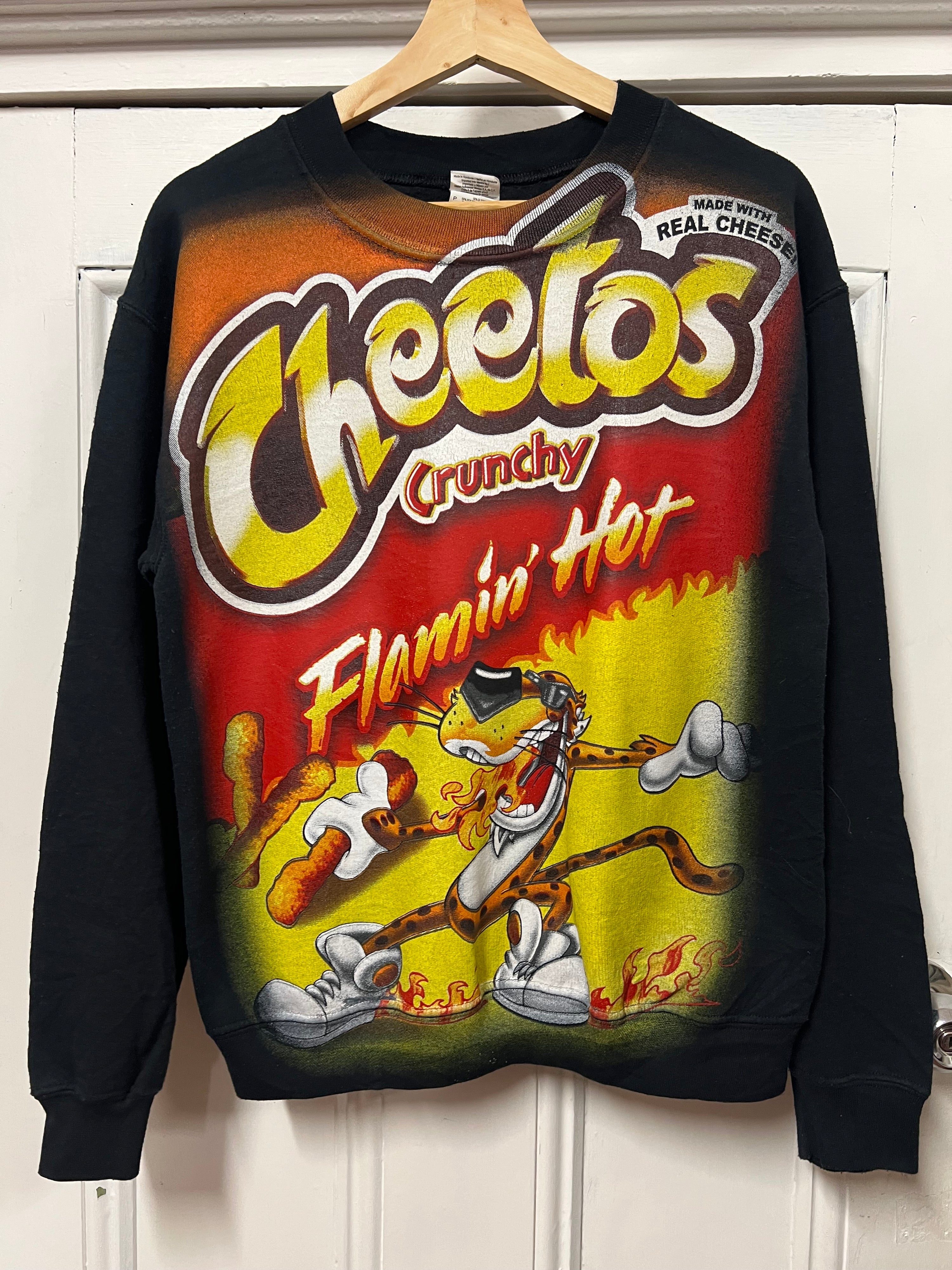 S - Cheetos Crunchy Flamin Hot Jumper