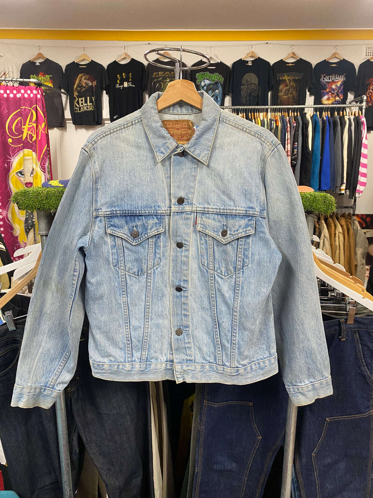 [M] Levis Light Blue Denim Jacket 59LP Made in Canada