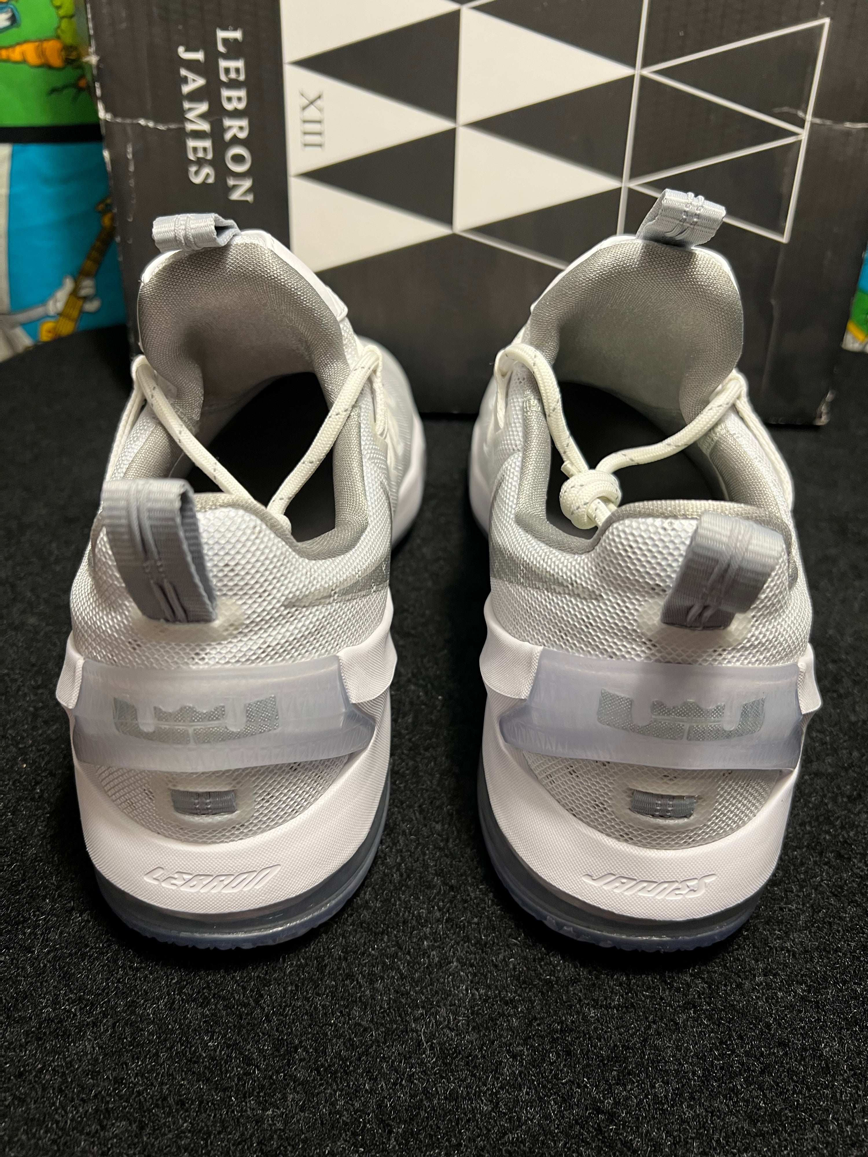 US12.5 - 2015 Lebron James 13 Low White NEW 831925-100