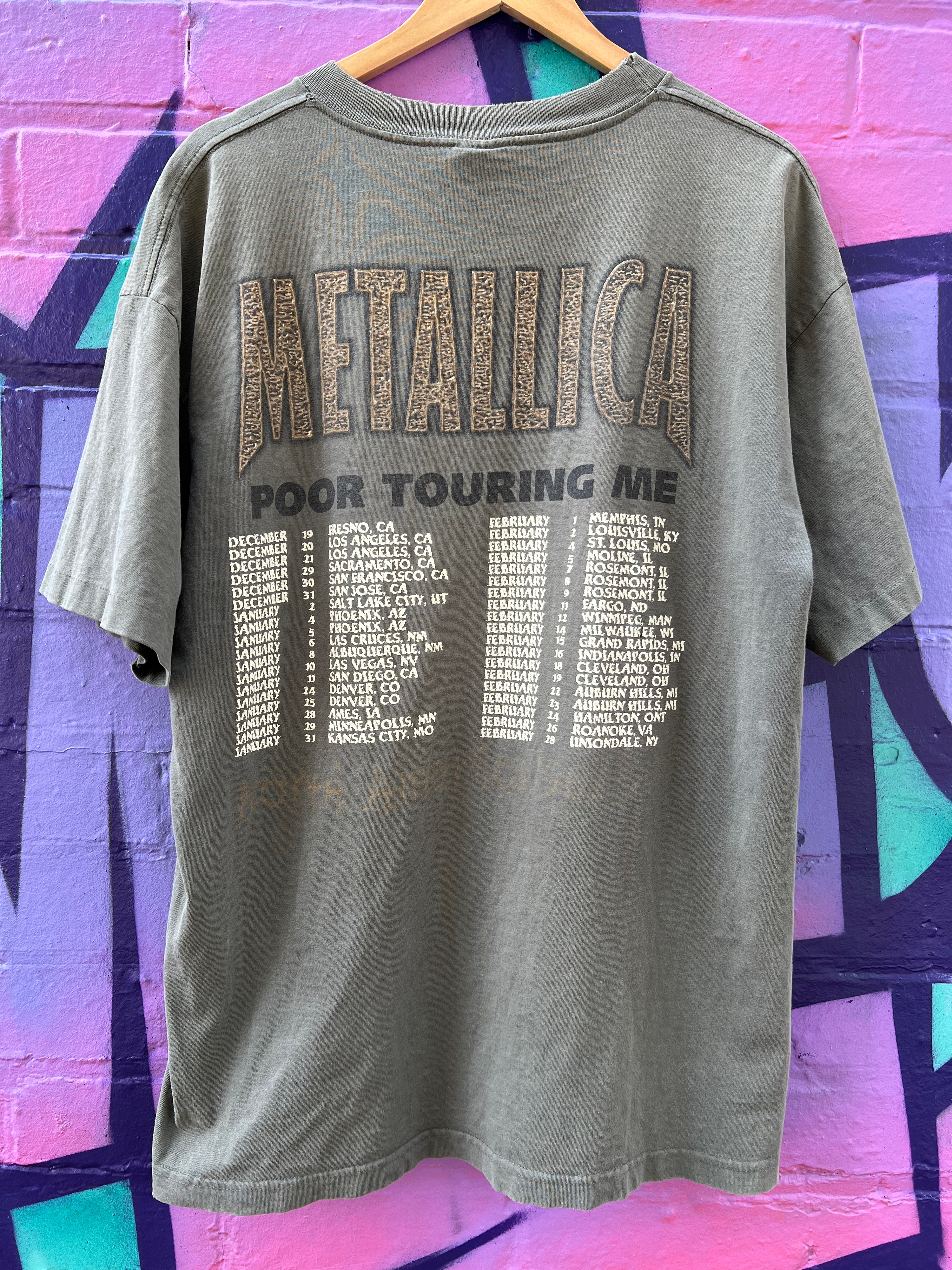 XL -1996/97 Metallica Poor Retouring Me DS