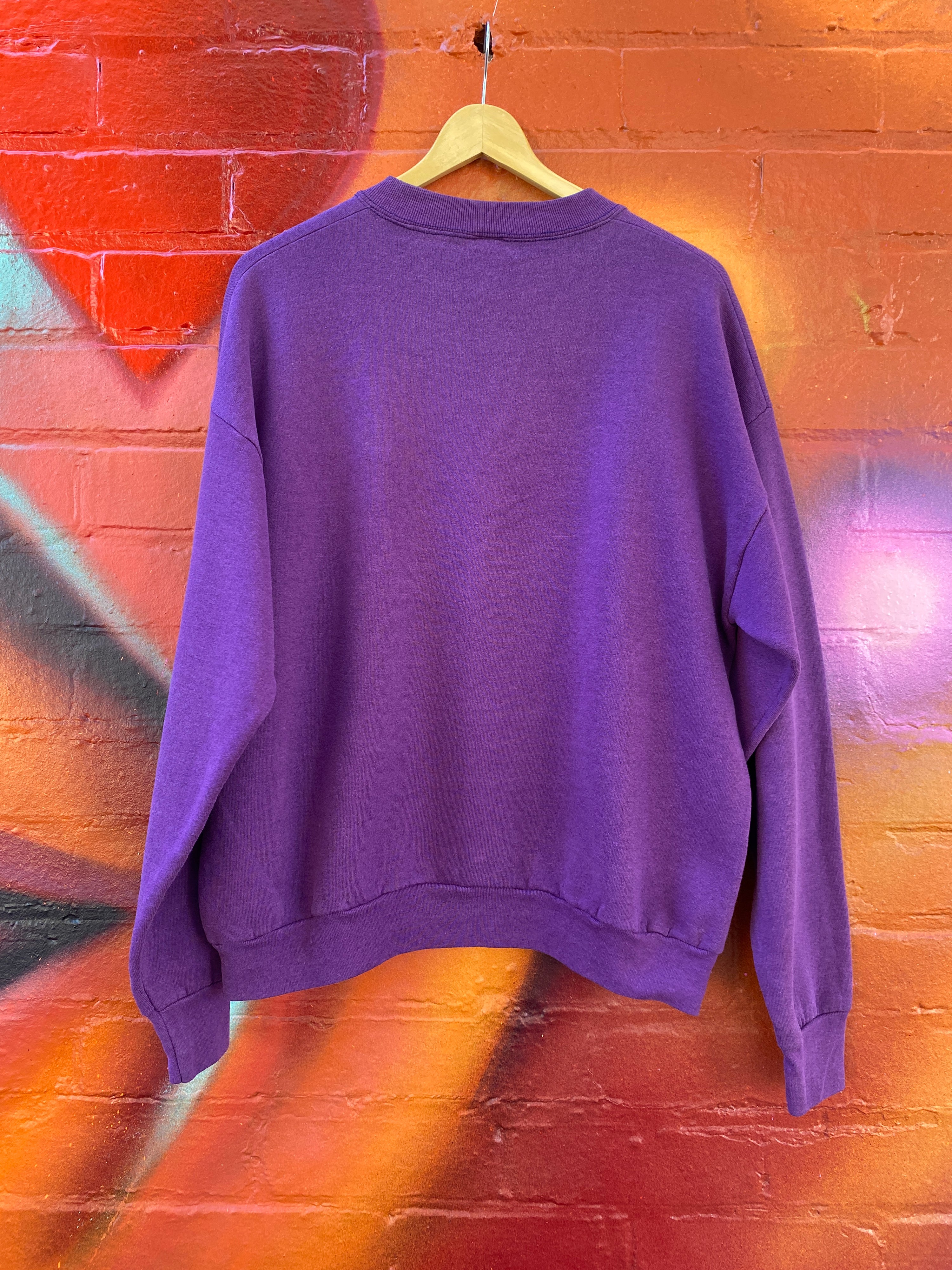 XL - 1991 Praise The Lord Purple Jumper