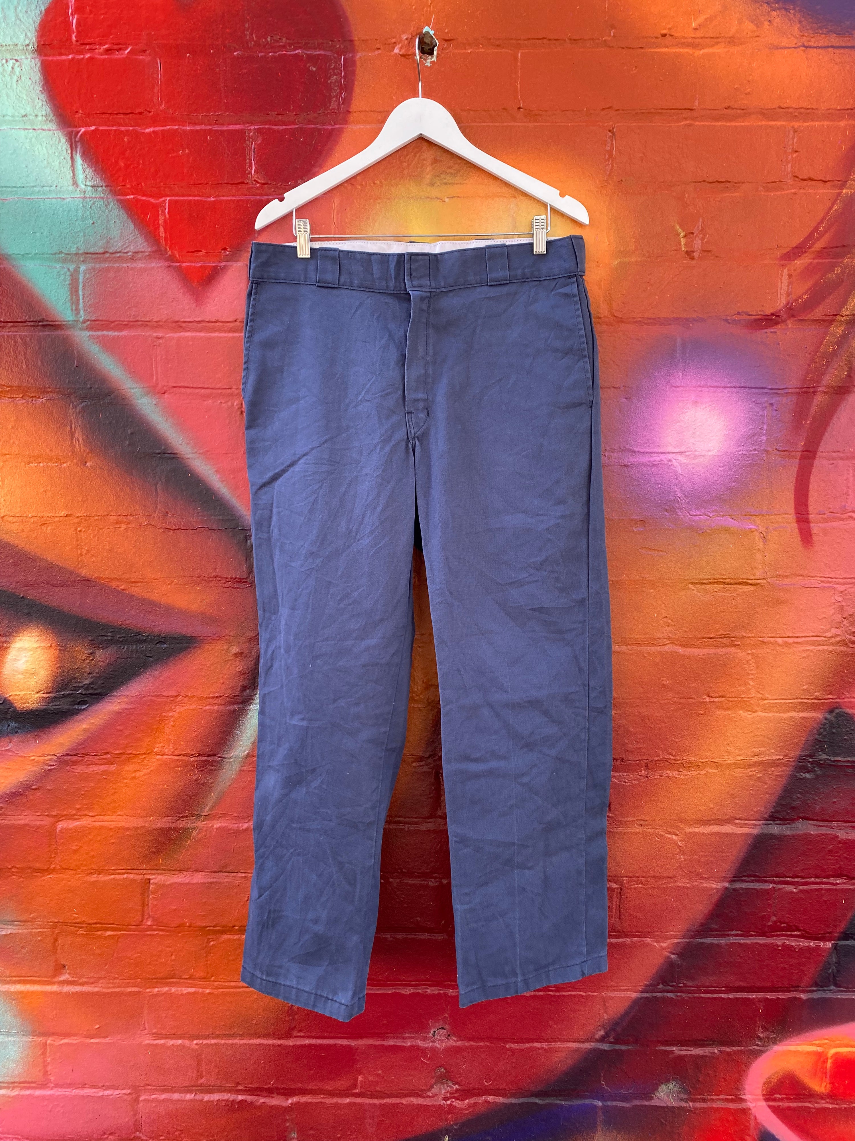 [36] Dickies Blue Work Pants D127
