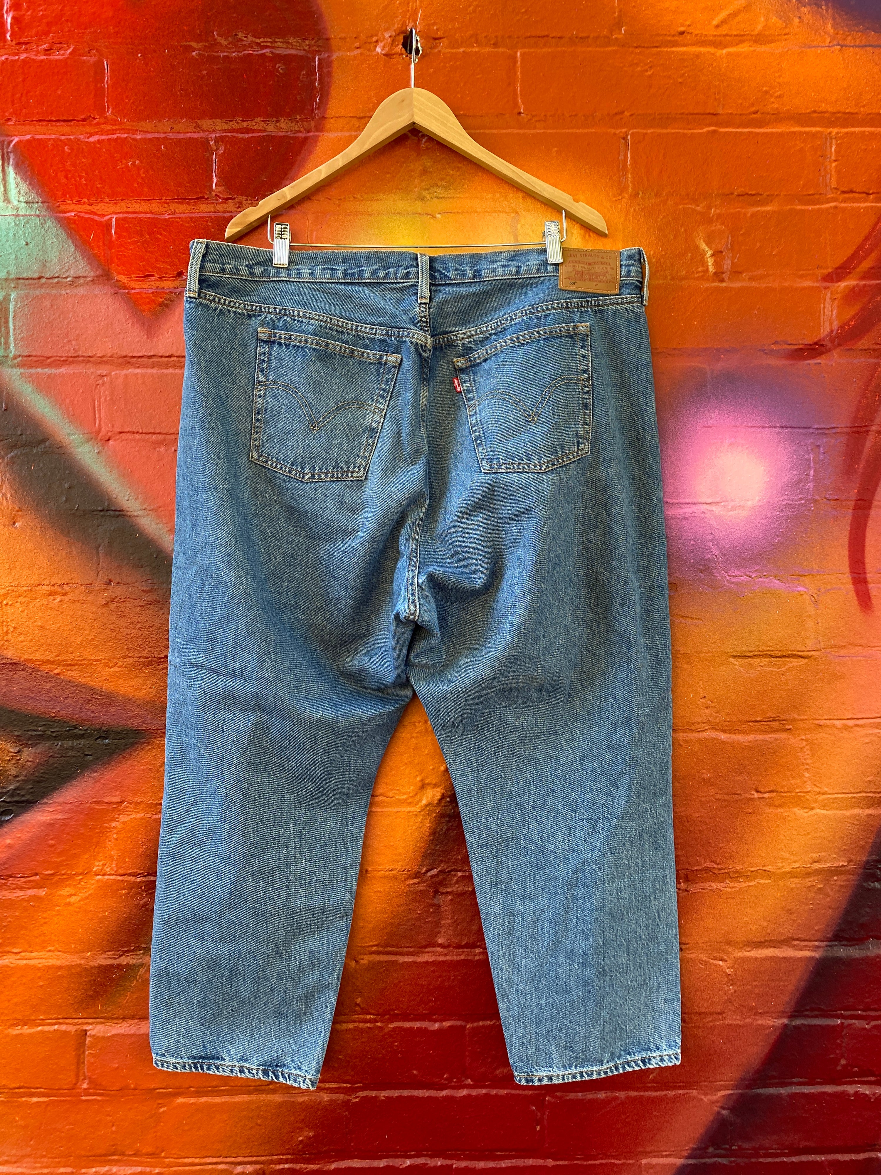 18 - Levi's 501 Ladies Light Blue Denim Jeans