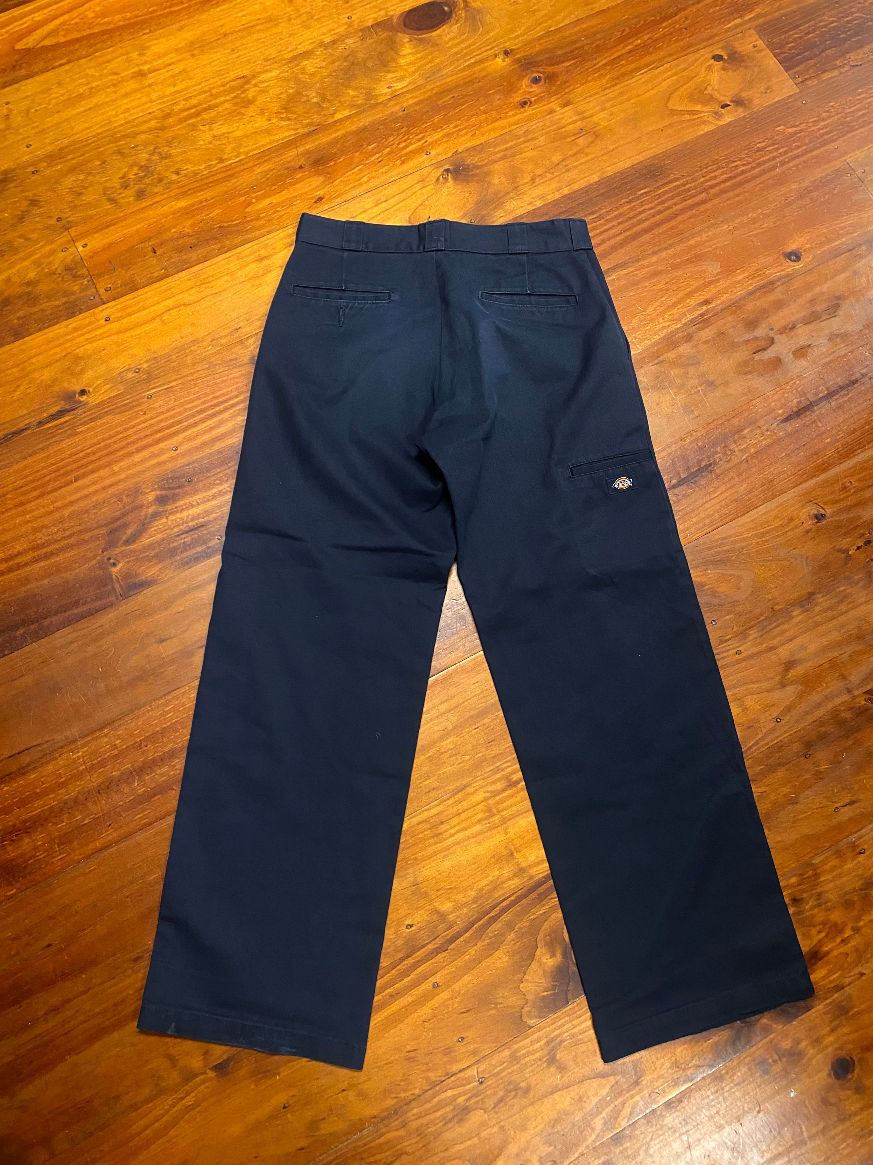 [32] Dickies Loose Fit Navy Double Knee Pants