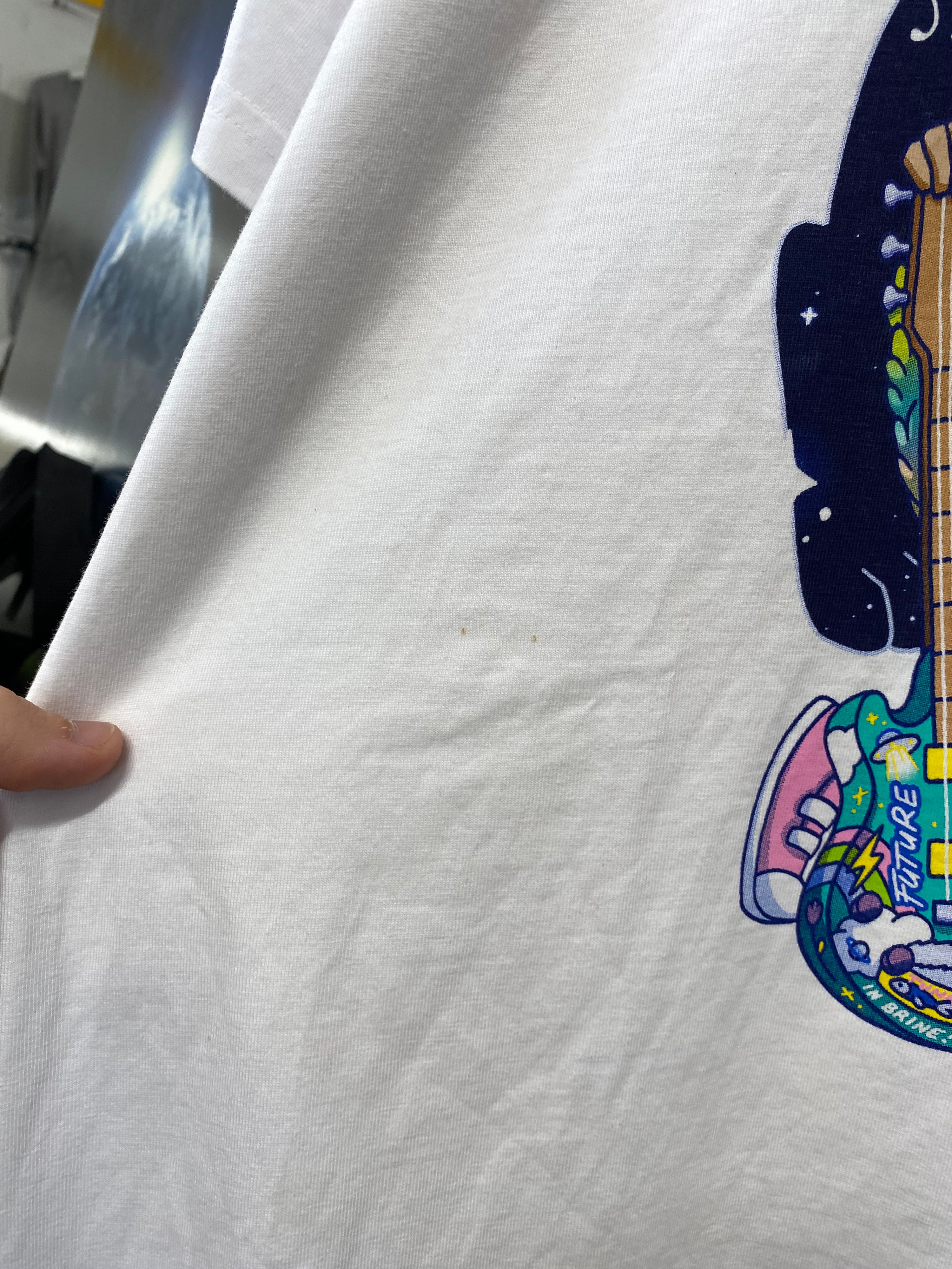 [XL] Daniel Johns Galaxy Dog White Tee