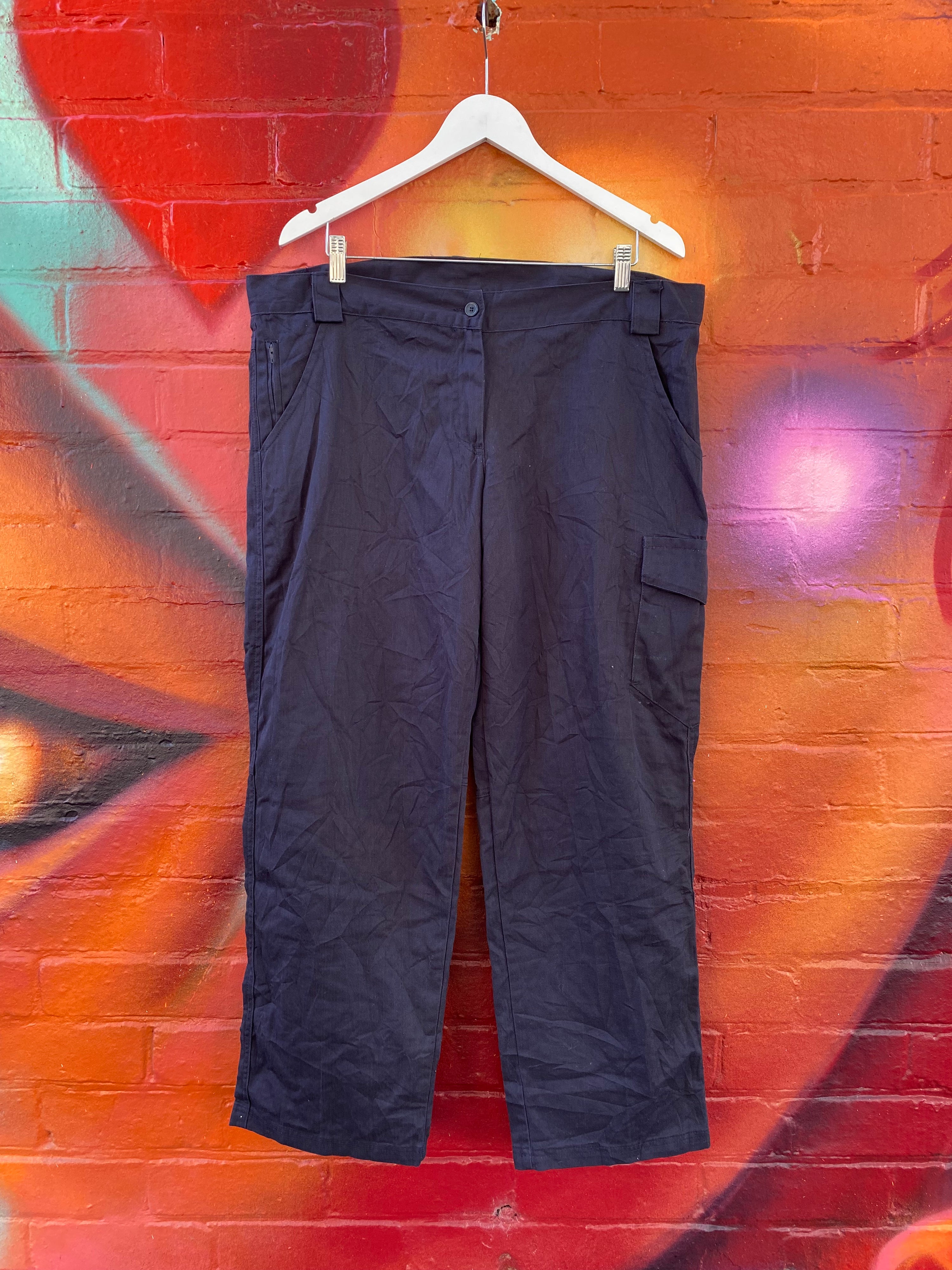 [40] Dickies Redhawk Navy Carpenter Pants D163