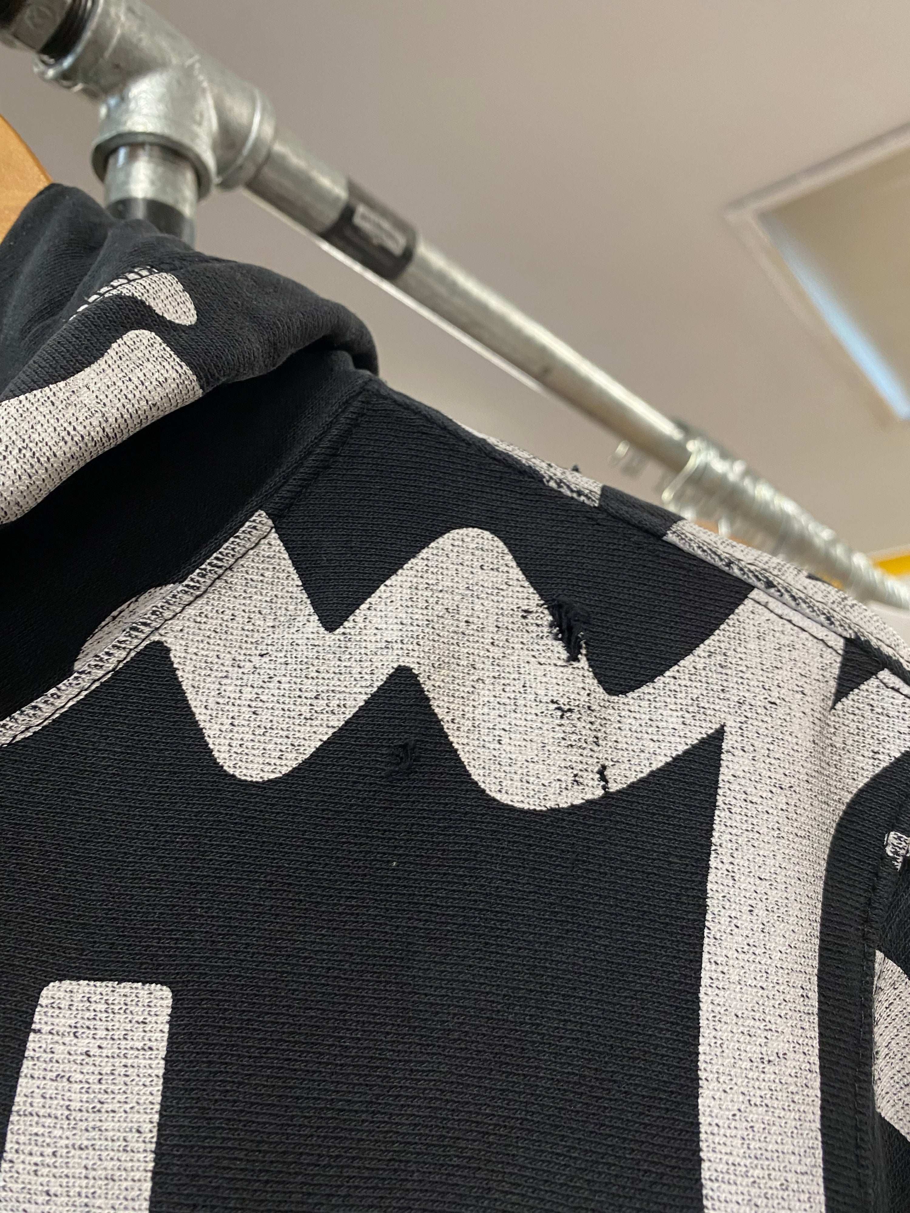 [M] Champion Large Print All Over Print Hoodie
