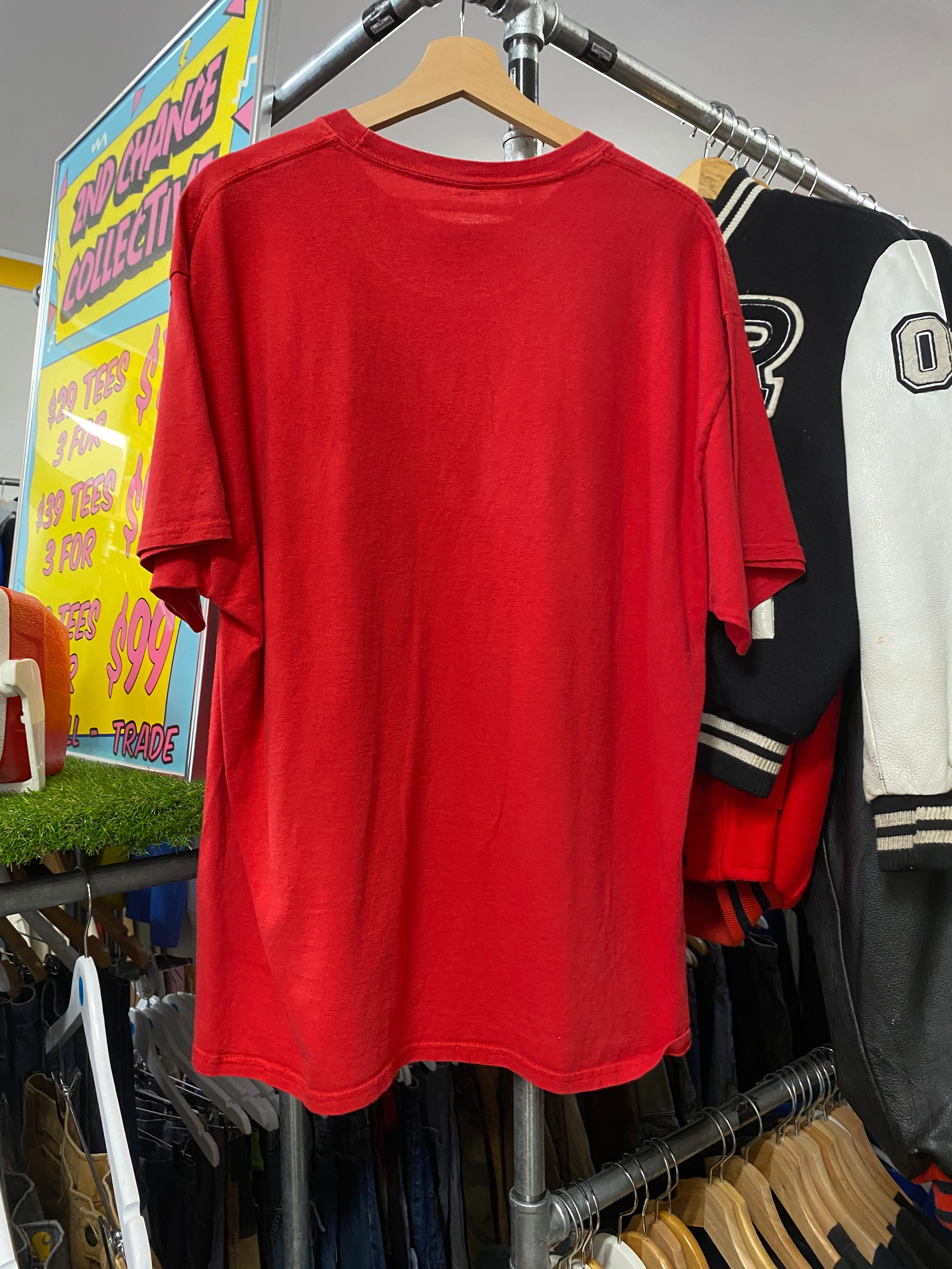 XL - Champion Spellout Tee Red