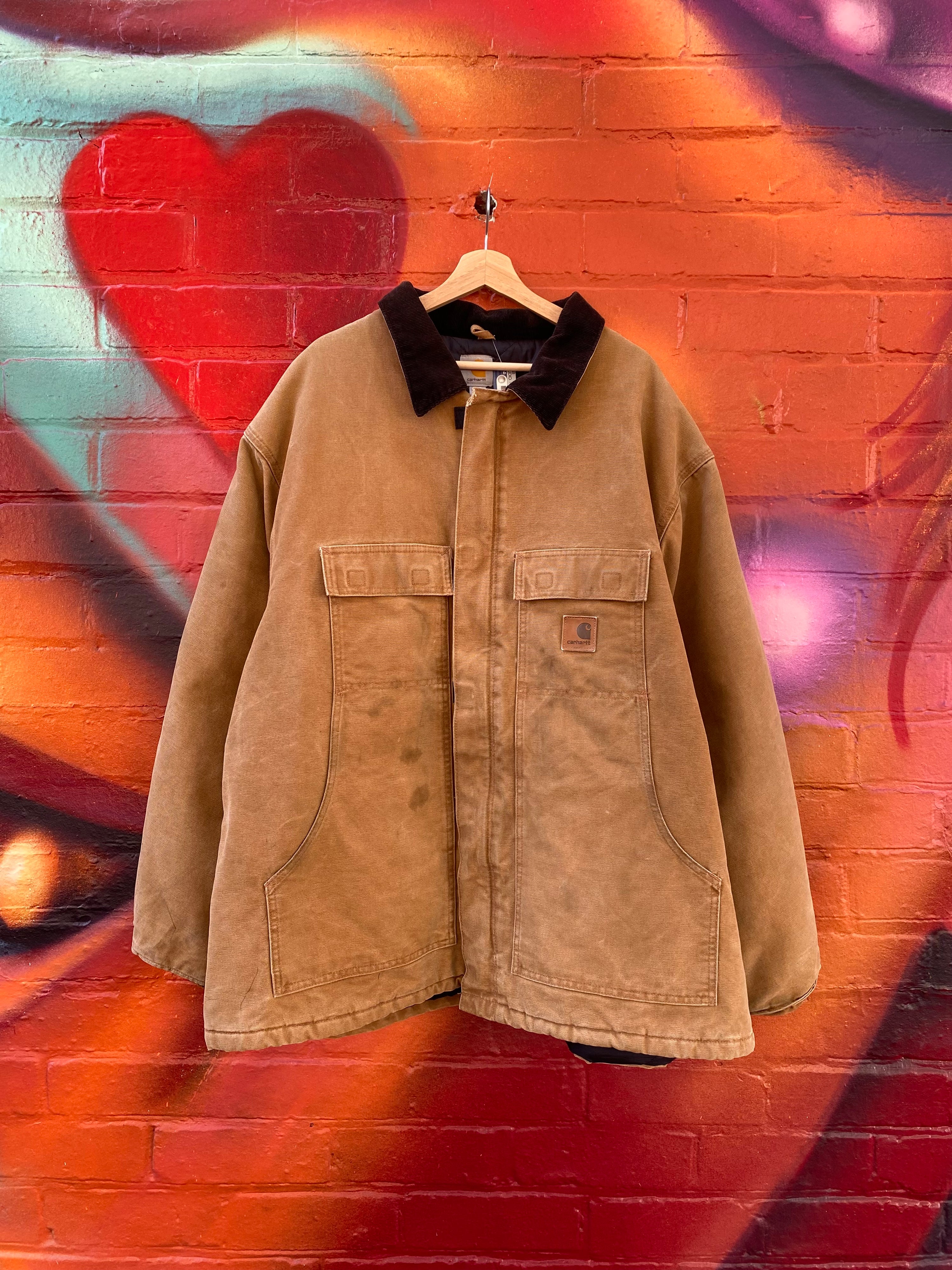 [3XL] Carhartt C26 Brown Chore Jacket