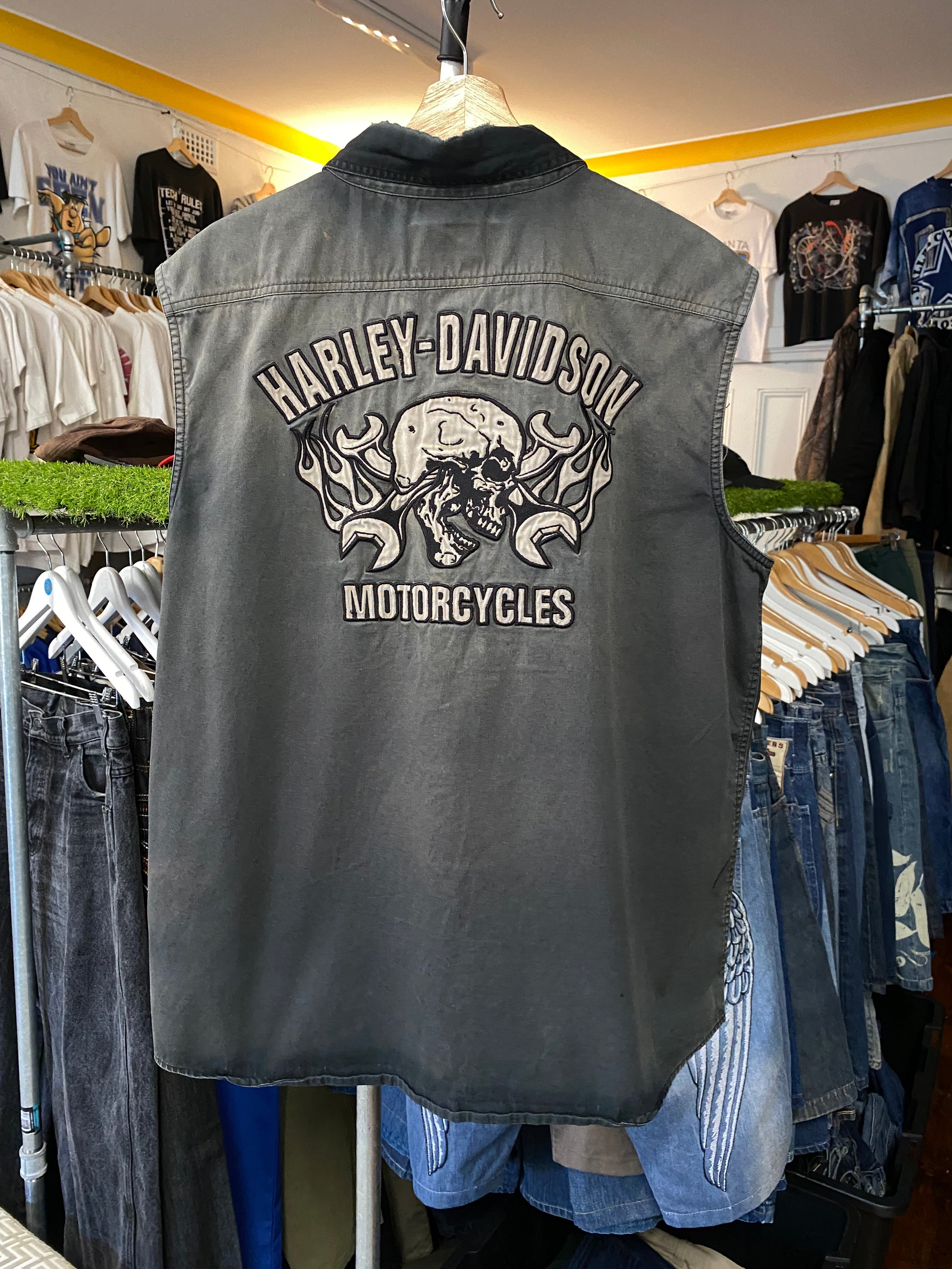 [XL] Harley Davidson Faded Vest