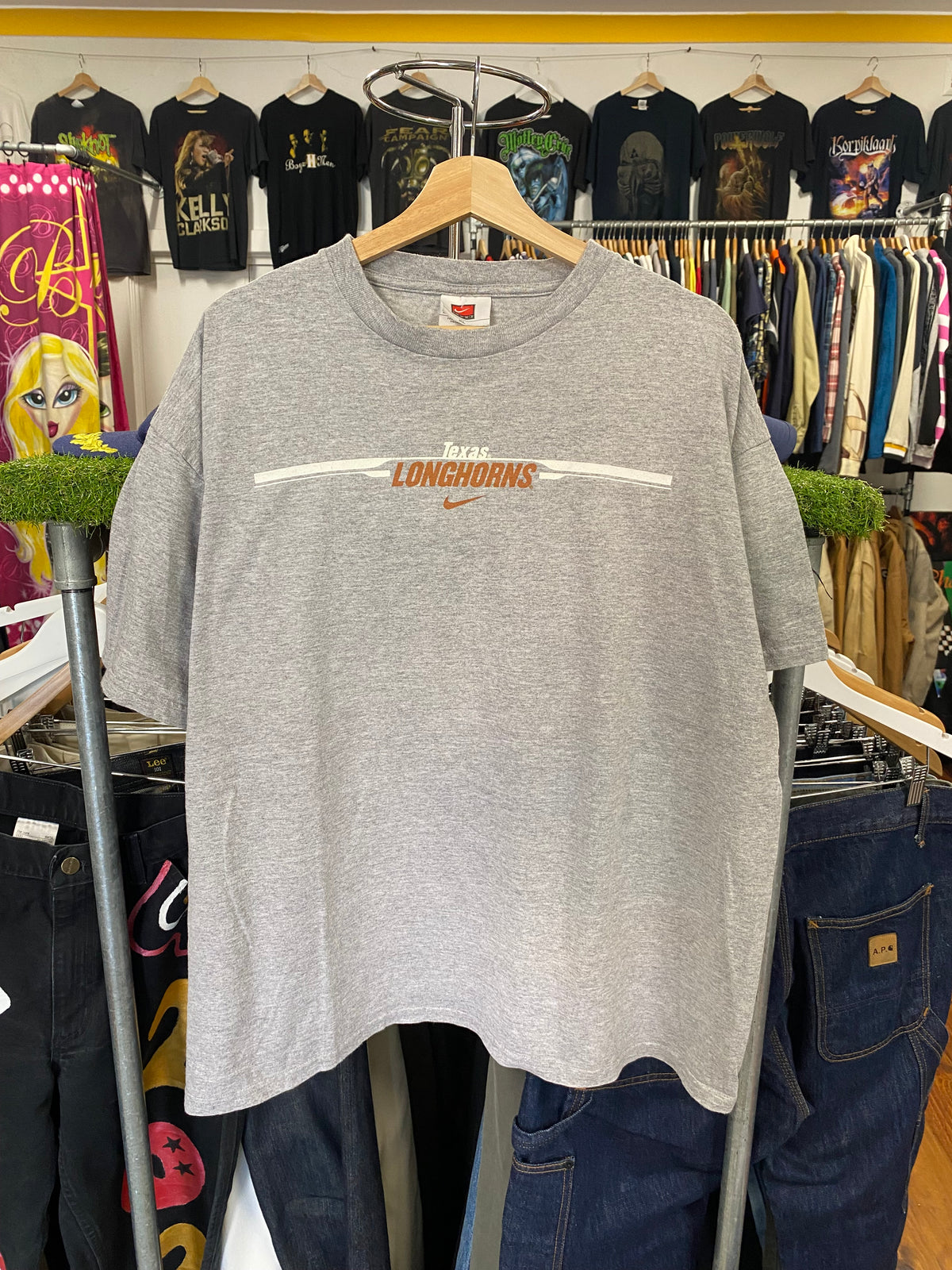 XL - Nike x Texas Longhorns Big Back DS Grey Tee