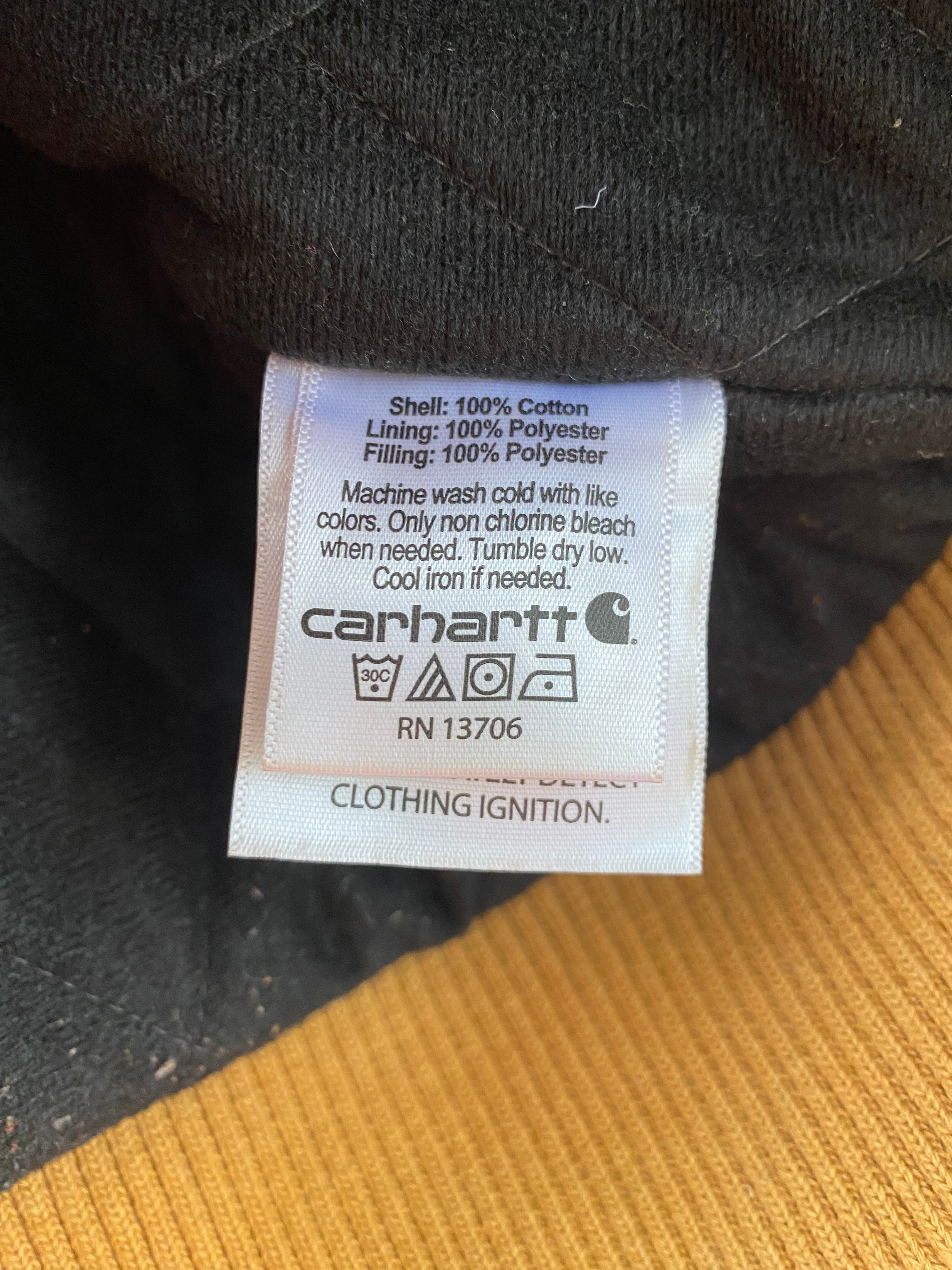 [M] Carhartt Brown Active Hooded Jacket