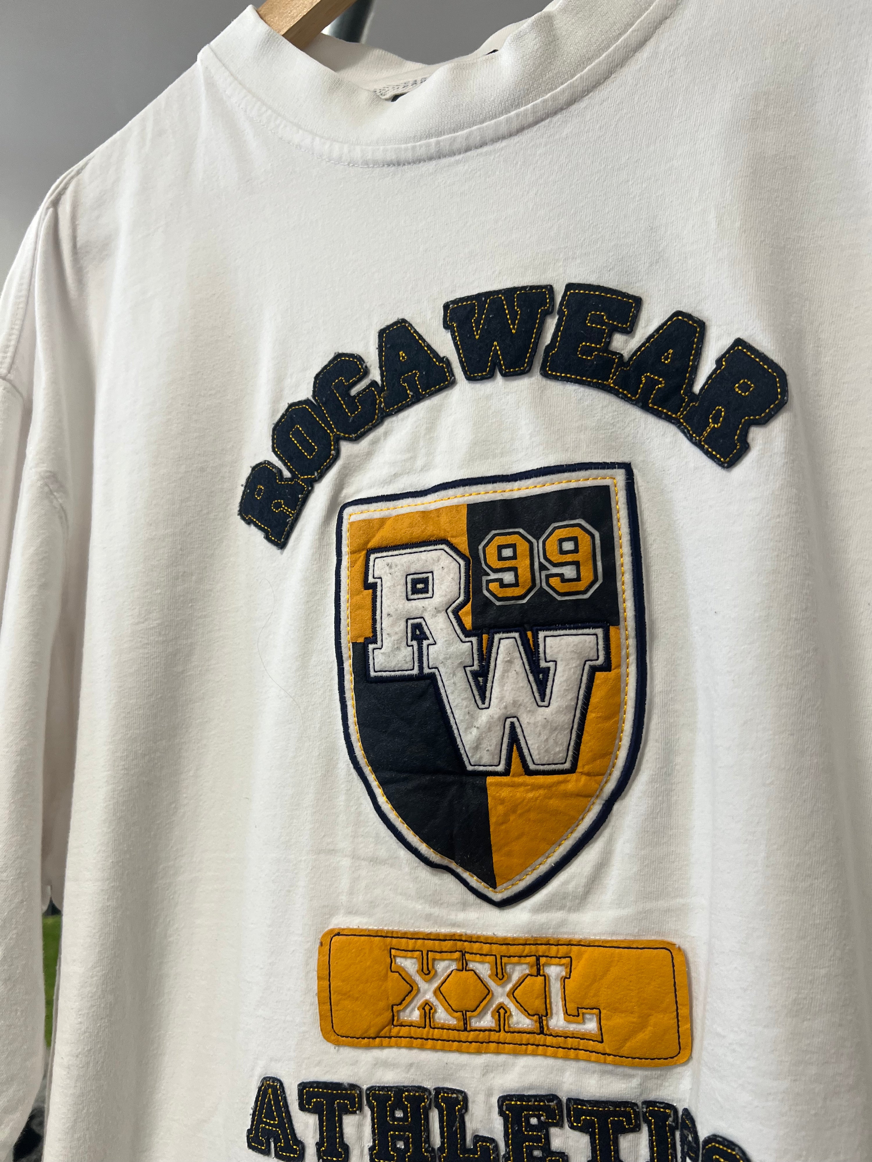 M - Rocawear Athletics White LS