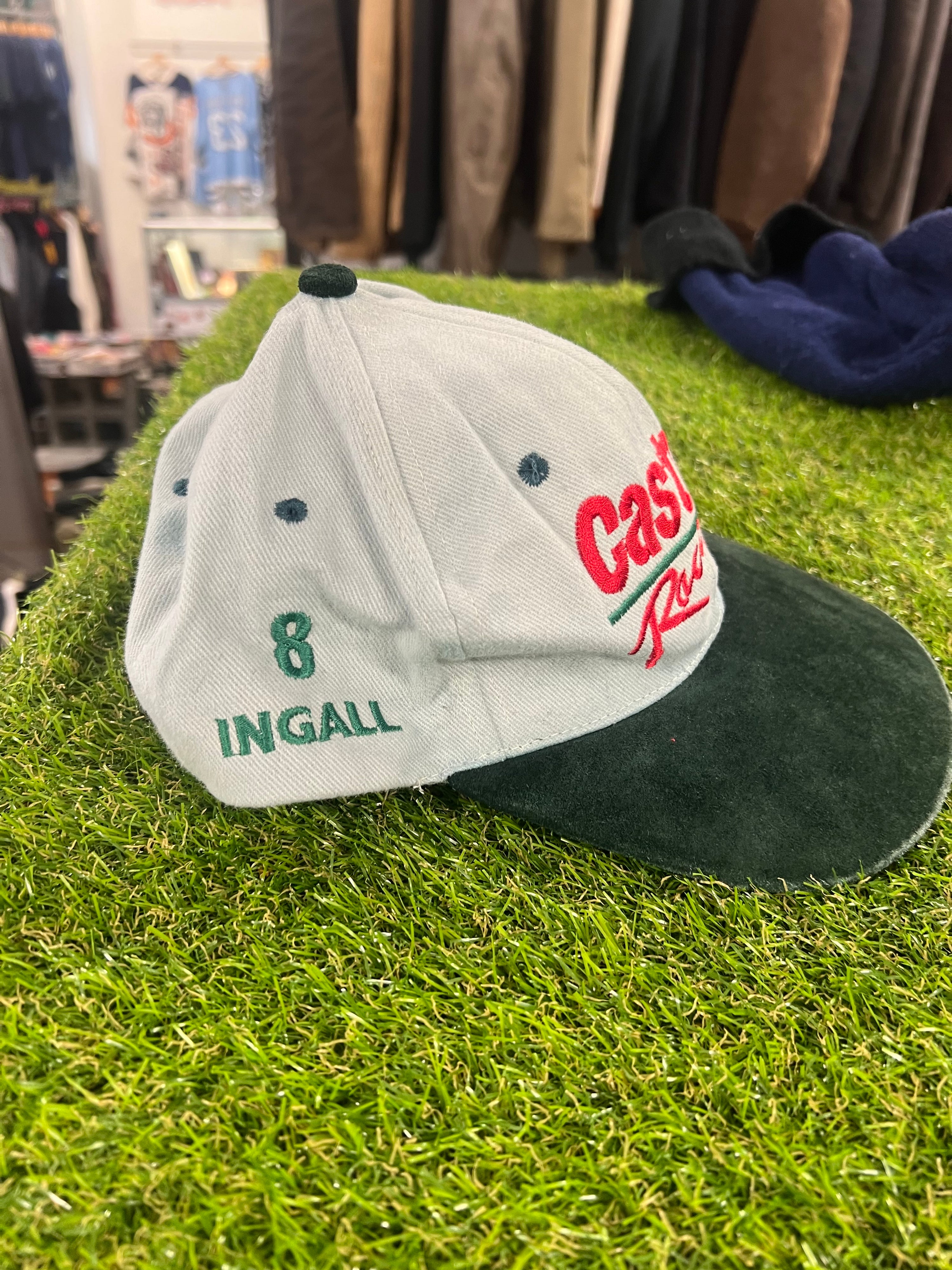 Vintage Castrol Racing Ingall #8 Cap