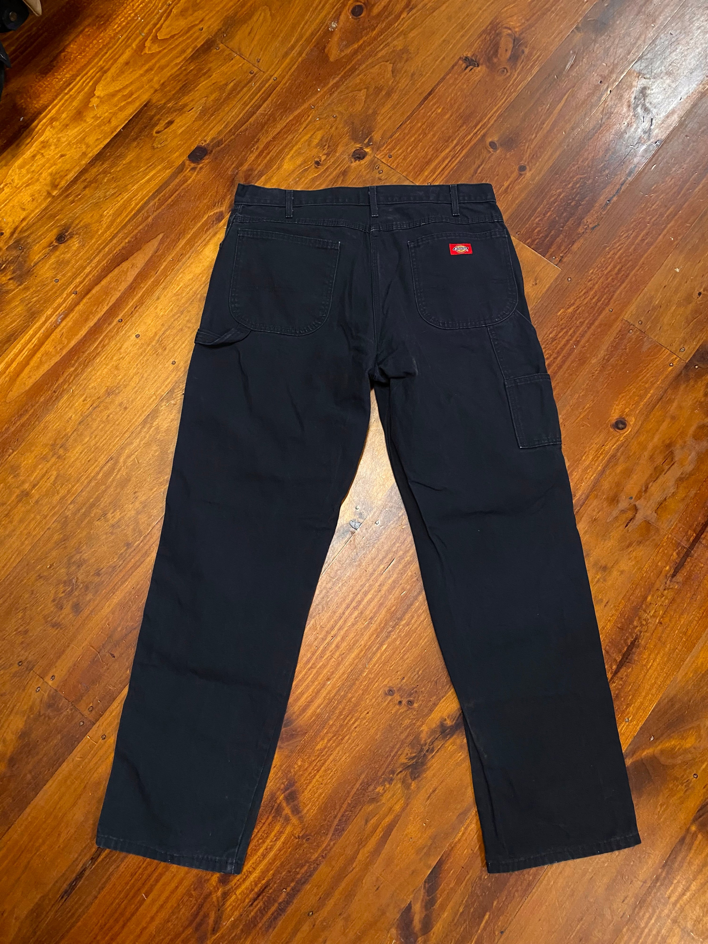 [36] Dickies Black Carpenter Pants 36x34
