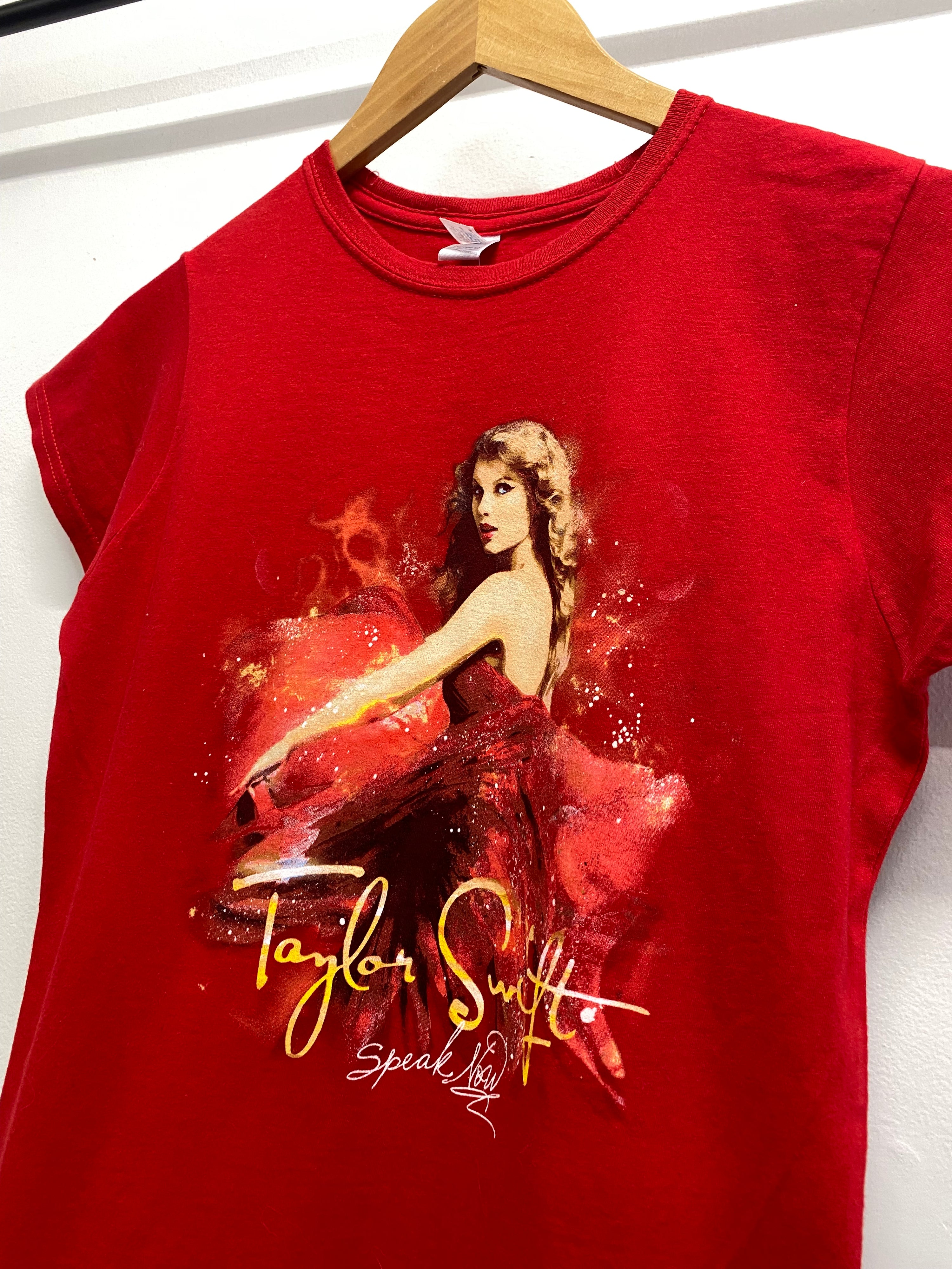 [L] Ladies Taylor Swift: Speak Now DS Red Tee