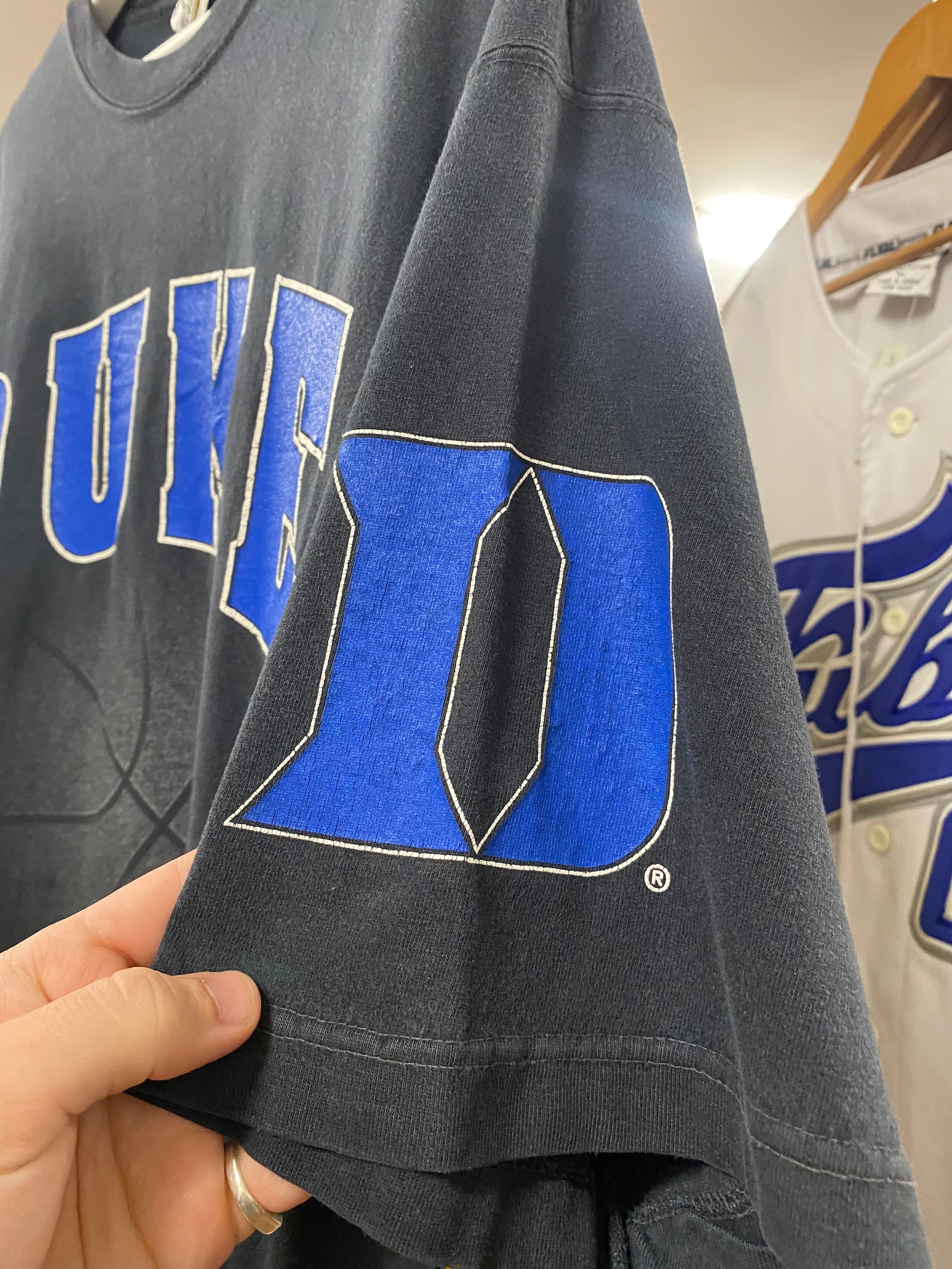 XL - DUKE Blue Devils Basketball Black S1S Tee