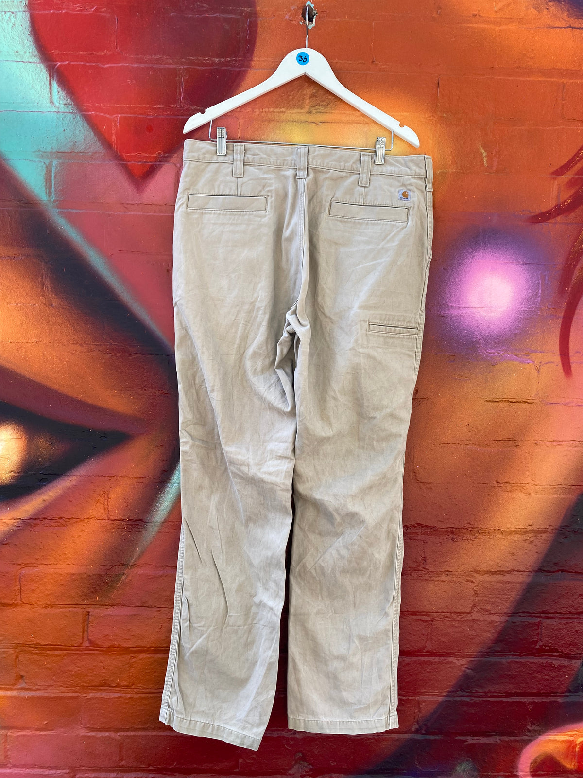 [36] Carhartt Beige Work Pants 100095