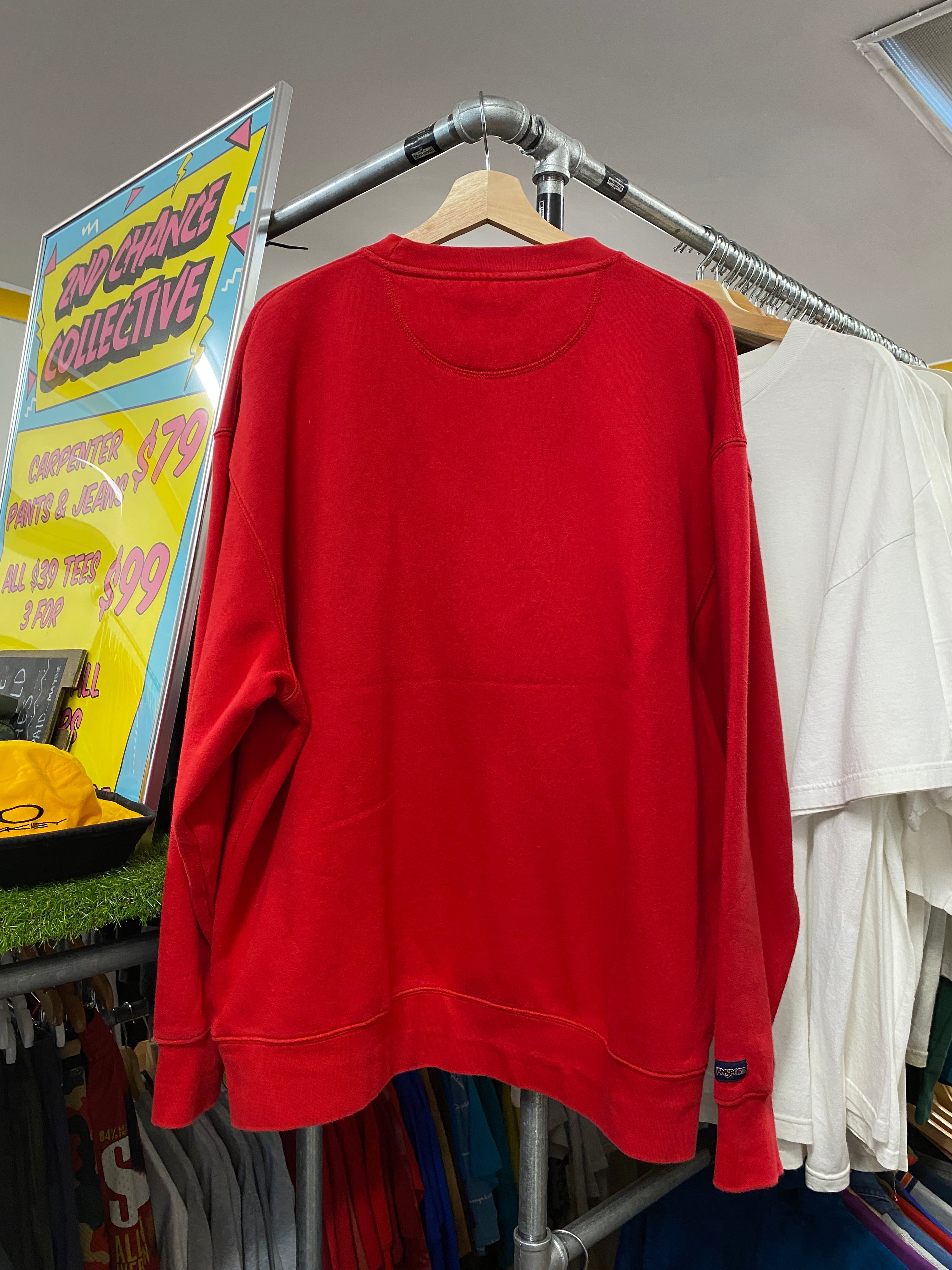 XL - Kansas State Redbirds Patched Red Jumper