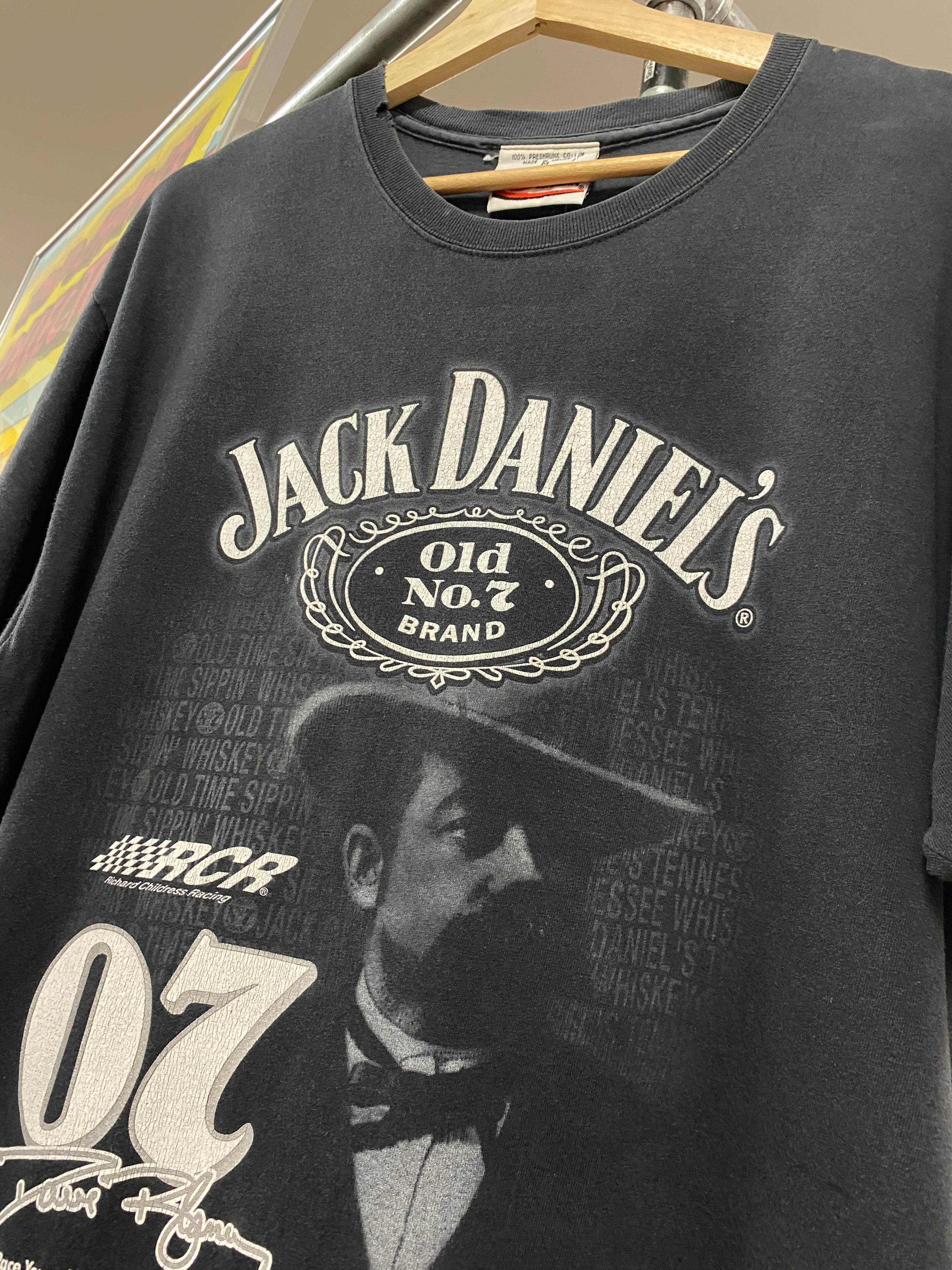 M - 90s Jack Daniels Racing #07 Nascar Tee