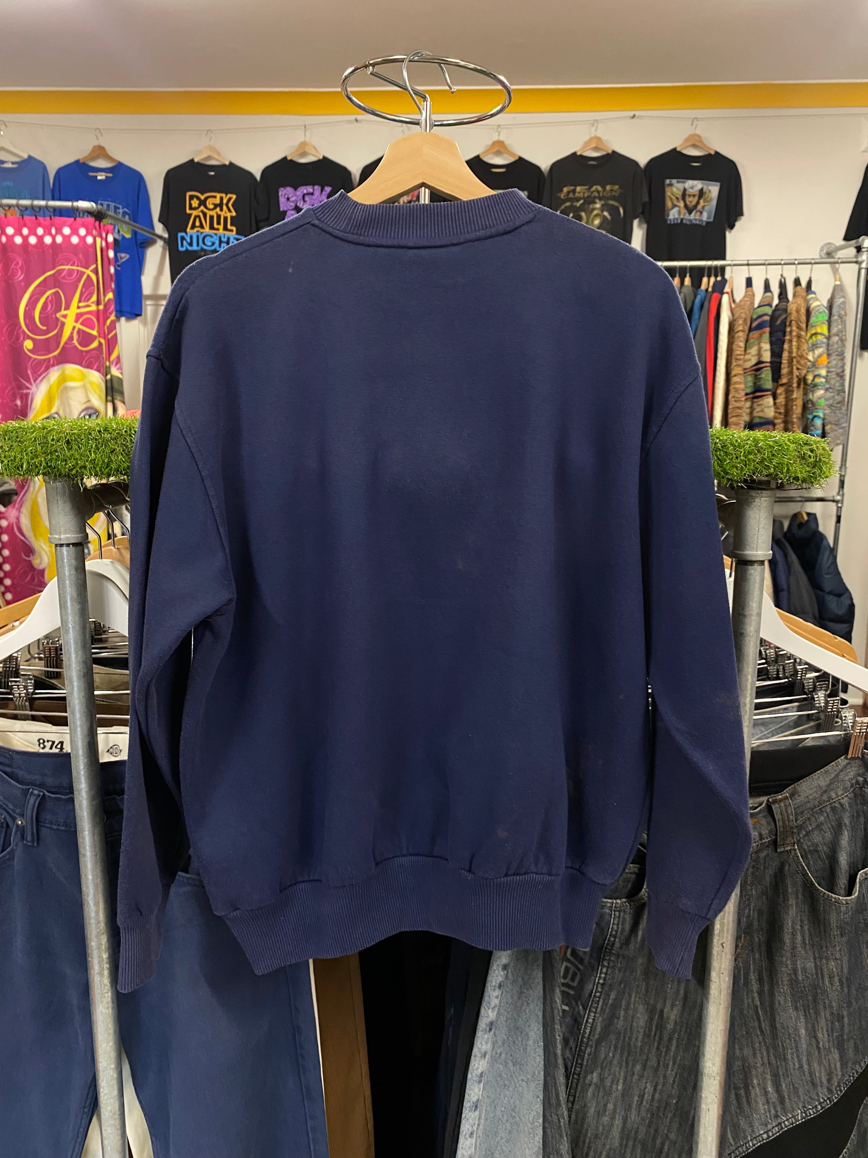 [M] Umbro Navy Jumper Big Logo