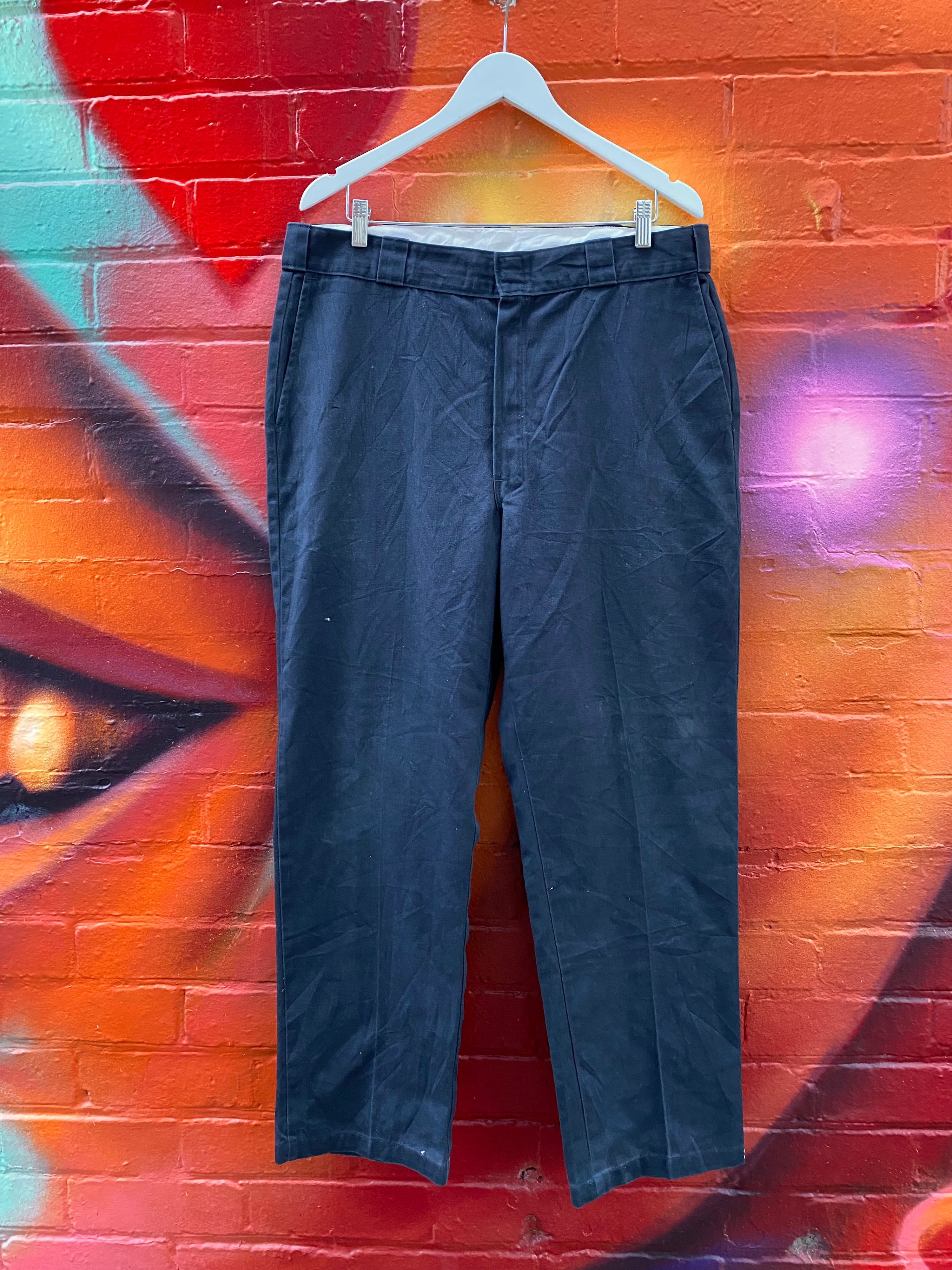 [36] Dickies Navy Work Pants D191
