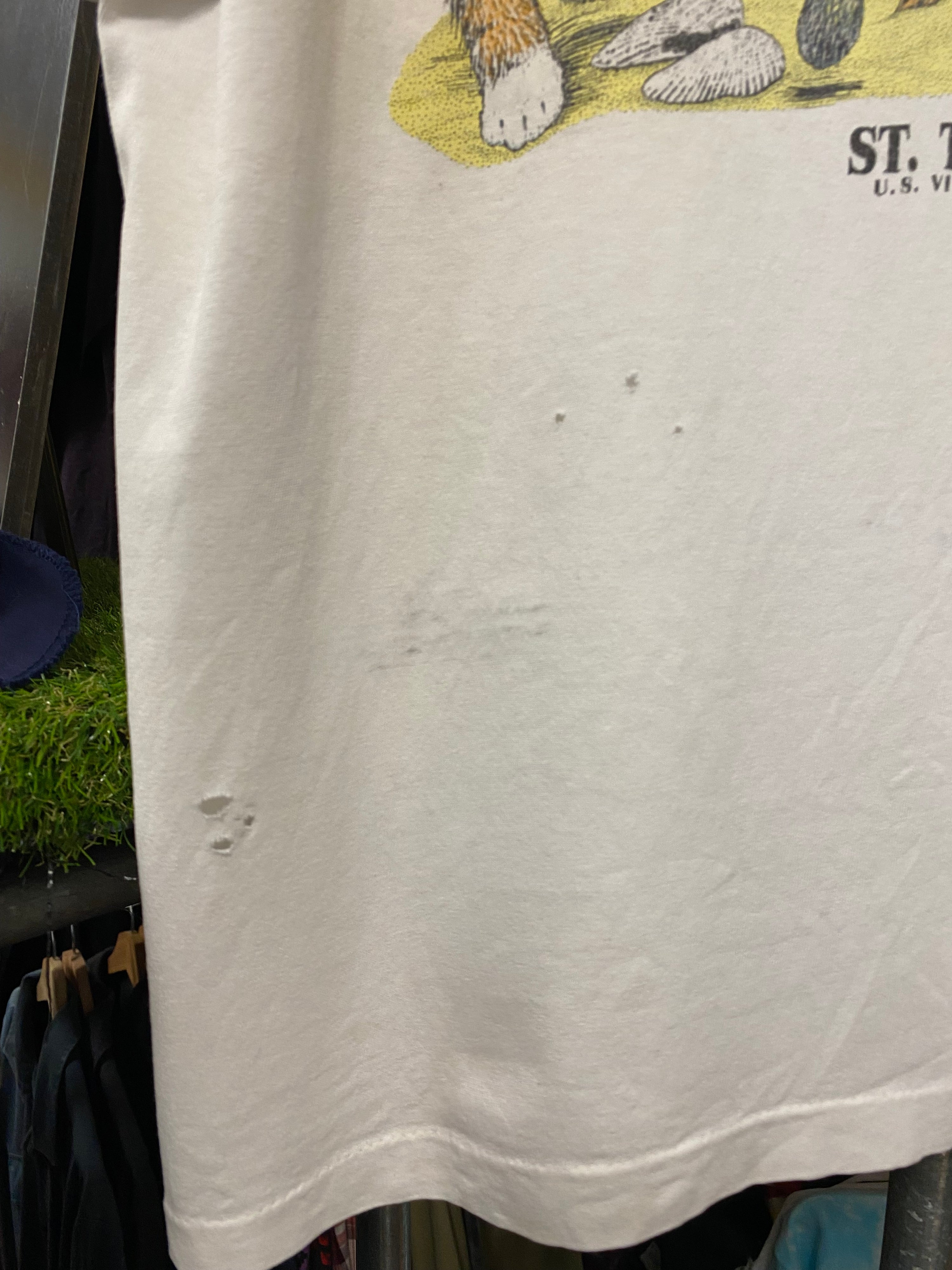 [XL] Vintage St Thomas US Virgin Islands Cats Tee