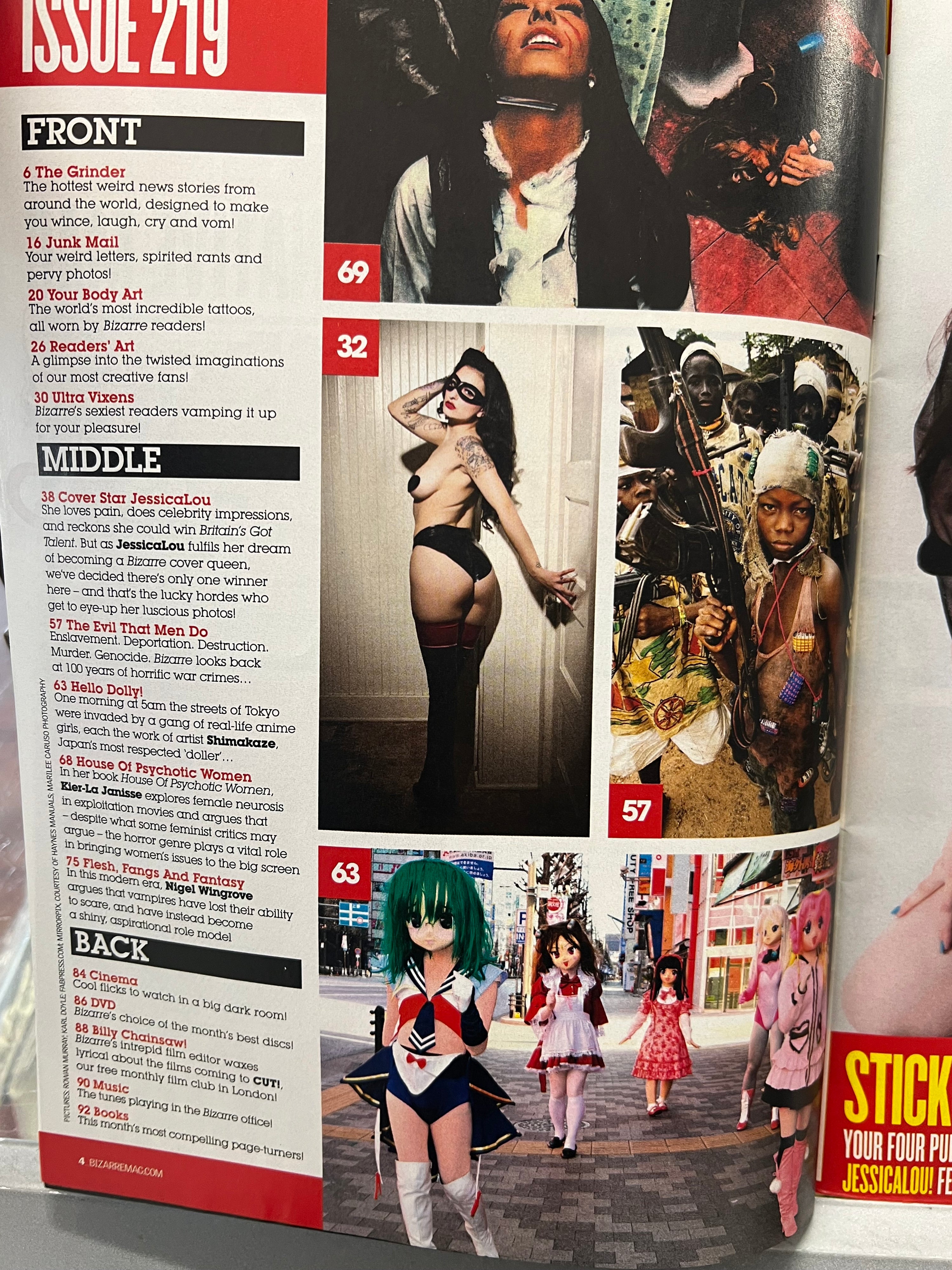 Bizarre Magazine Issue 219 October 2014