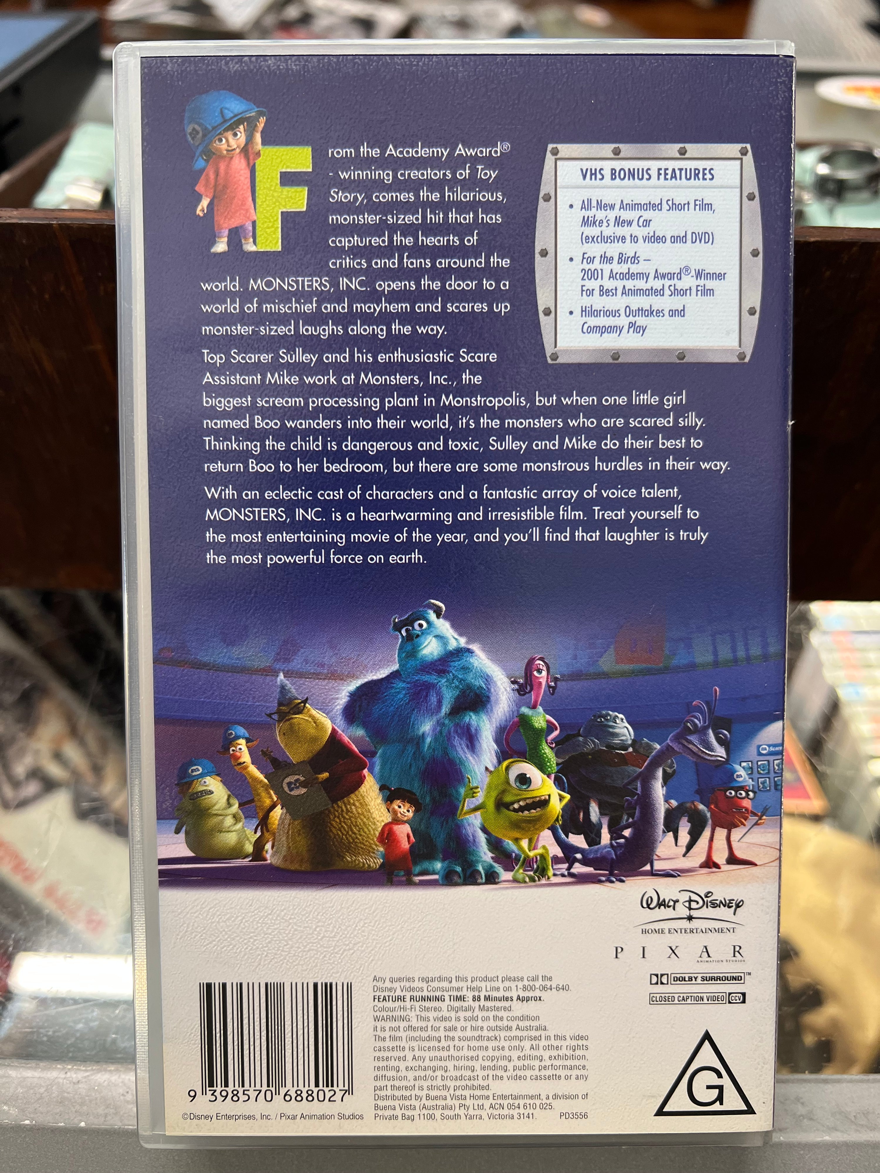 [VHS] Monsters Inc