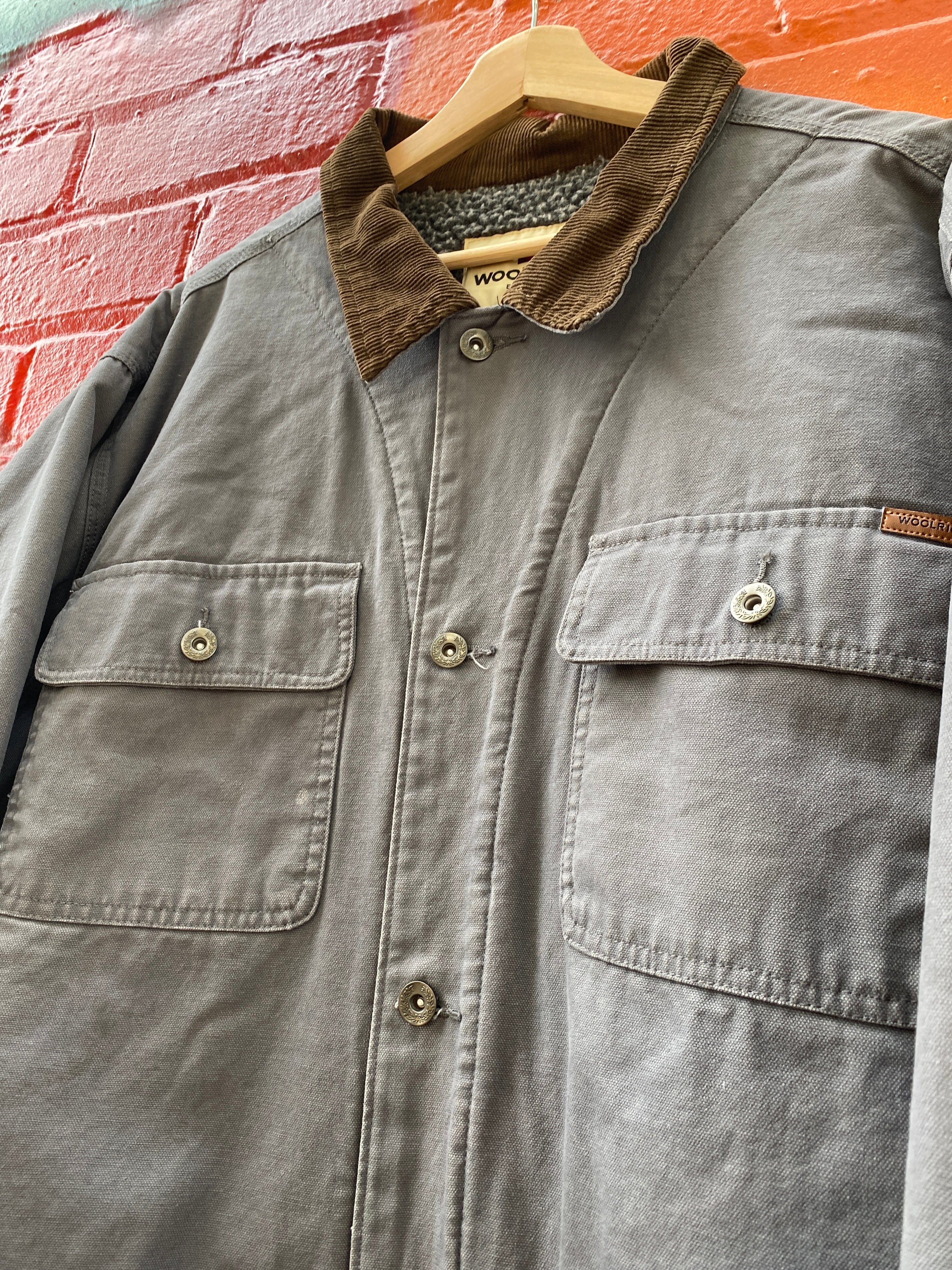 2XL - Woolrich Grey Chore Jacket