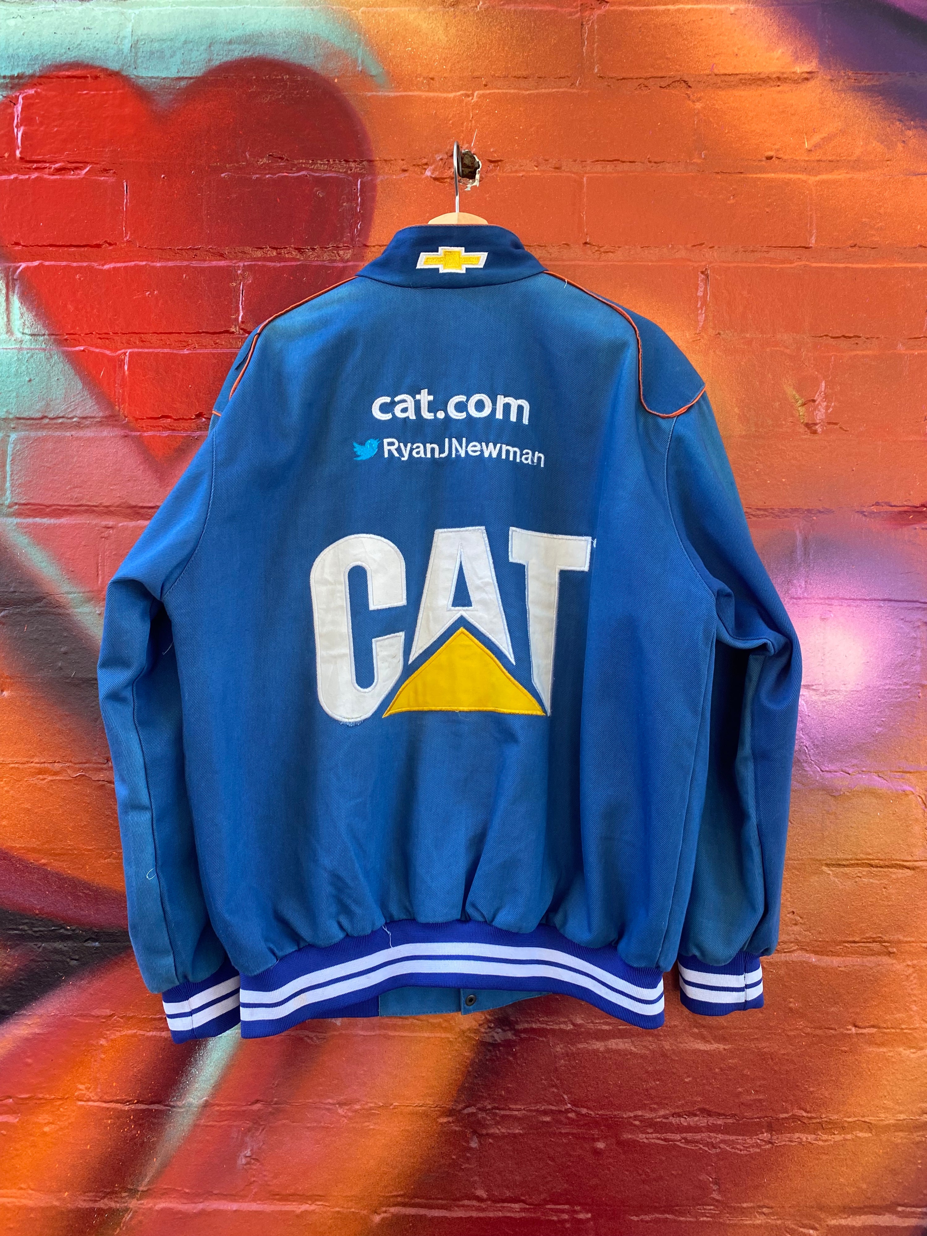 [L] CAT Racing Jacket Blue