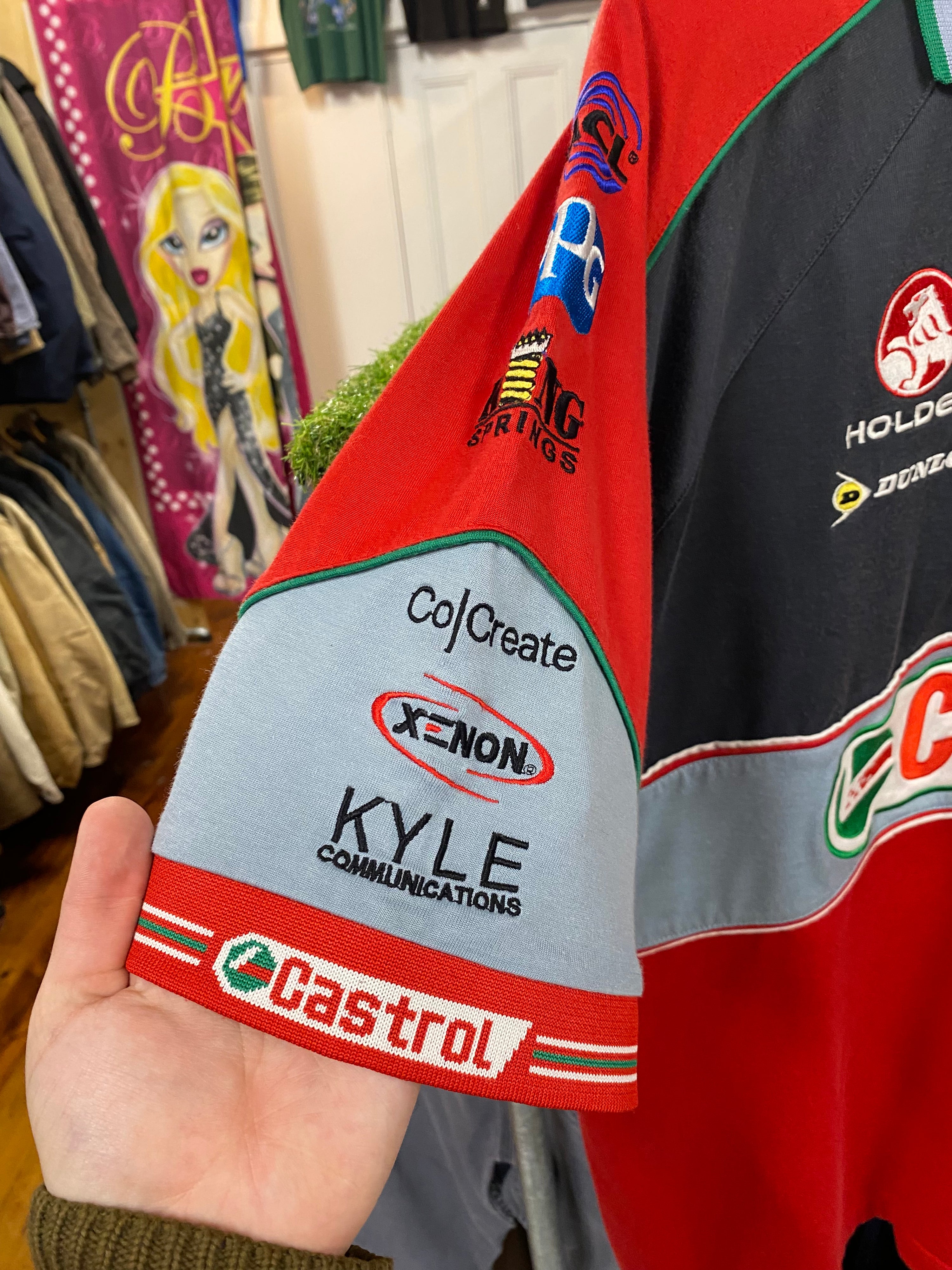 [XL] Castrol x Holden Heavy Embroidered Polo Shirt