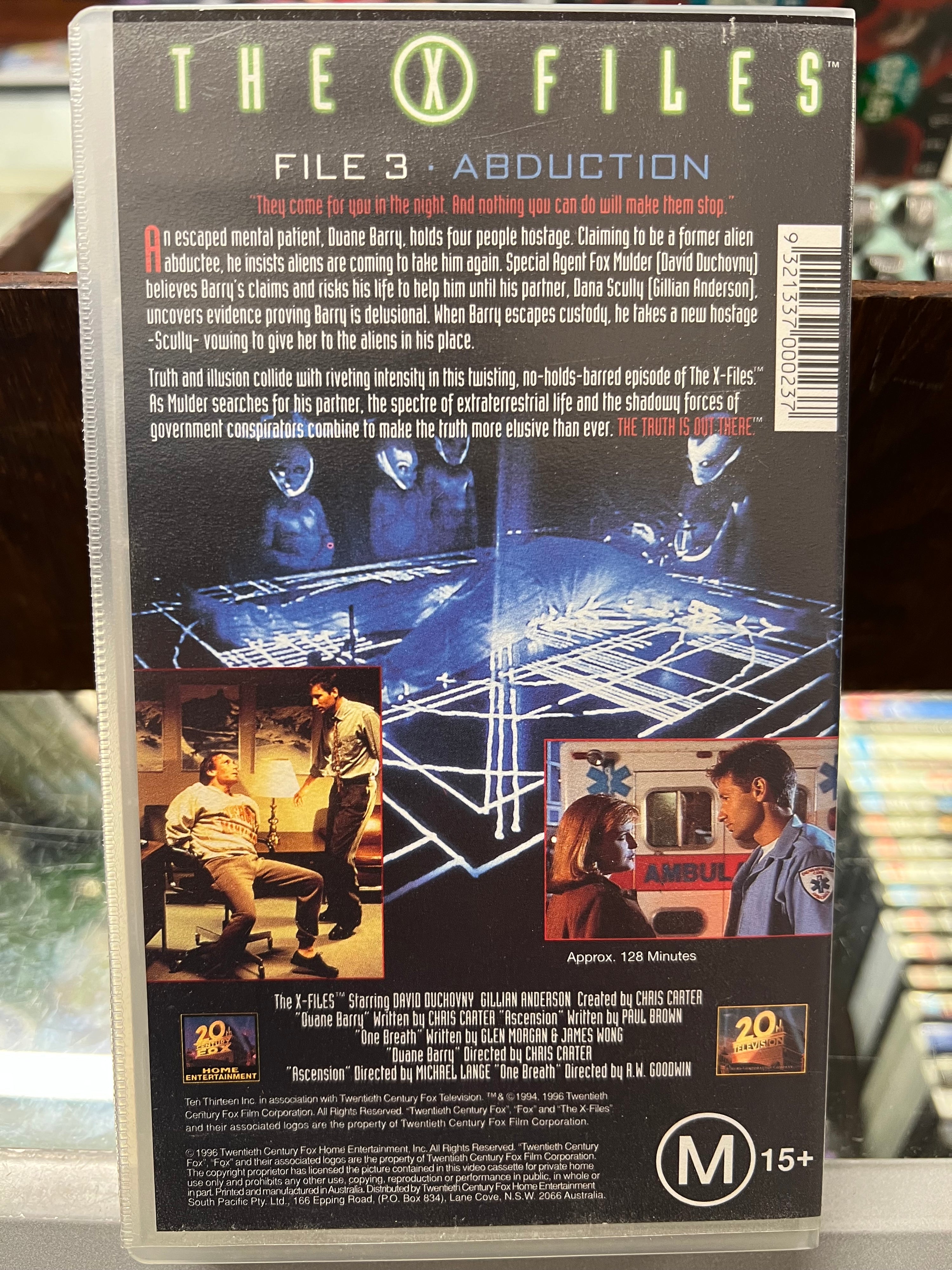 [VHS] The X-Files File 3 Abduction